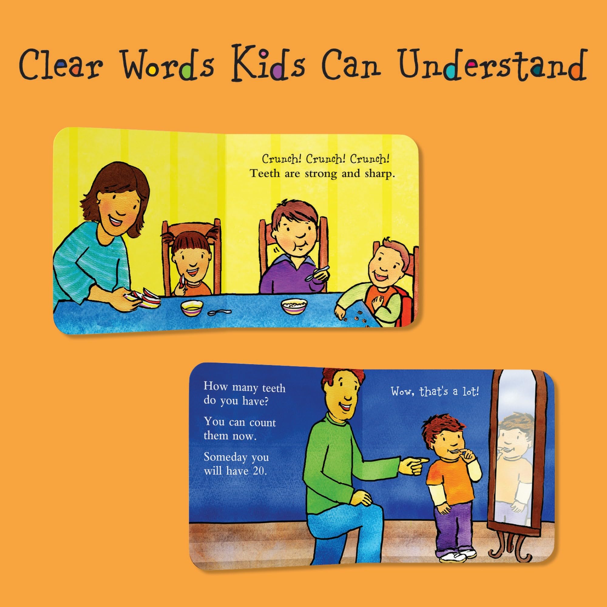 Free Spirit Publishing Teeth are Not for Biting - Board Book for Ages 2-3 | First Edition