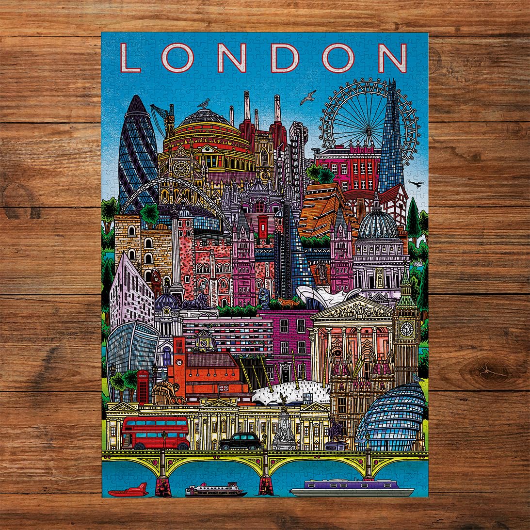 Gibsons London Cityscape Jigsaw Puzzle - 500 Pieces | Adult & Teen | 34x48cm 2