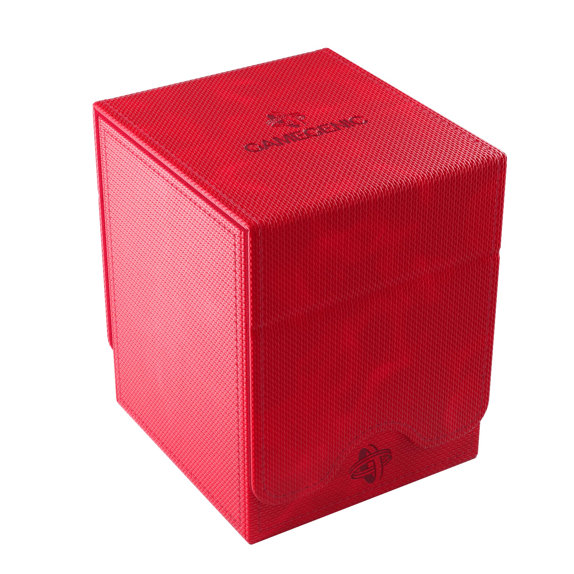 Gamegenic Squire Plus 100+ XL Convertible Red Commander Deck Box | UV Protection | Armorfyber Exterior 1