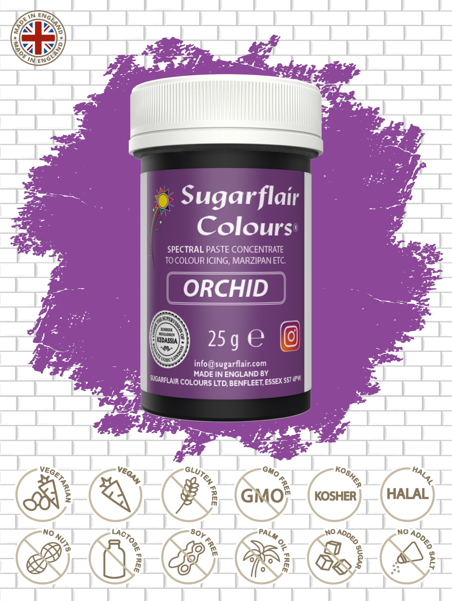 Sugarflair - Spectral Orchid Food Colouring Paste (25g) 7