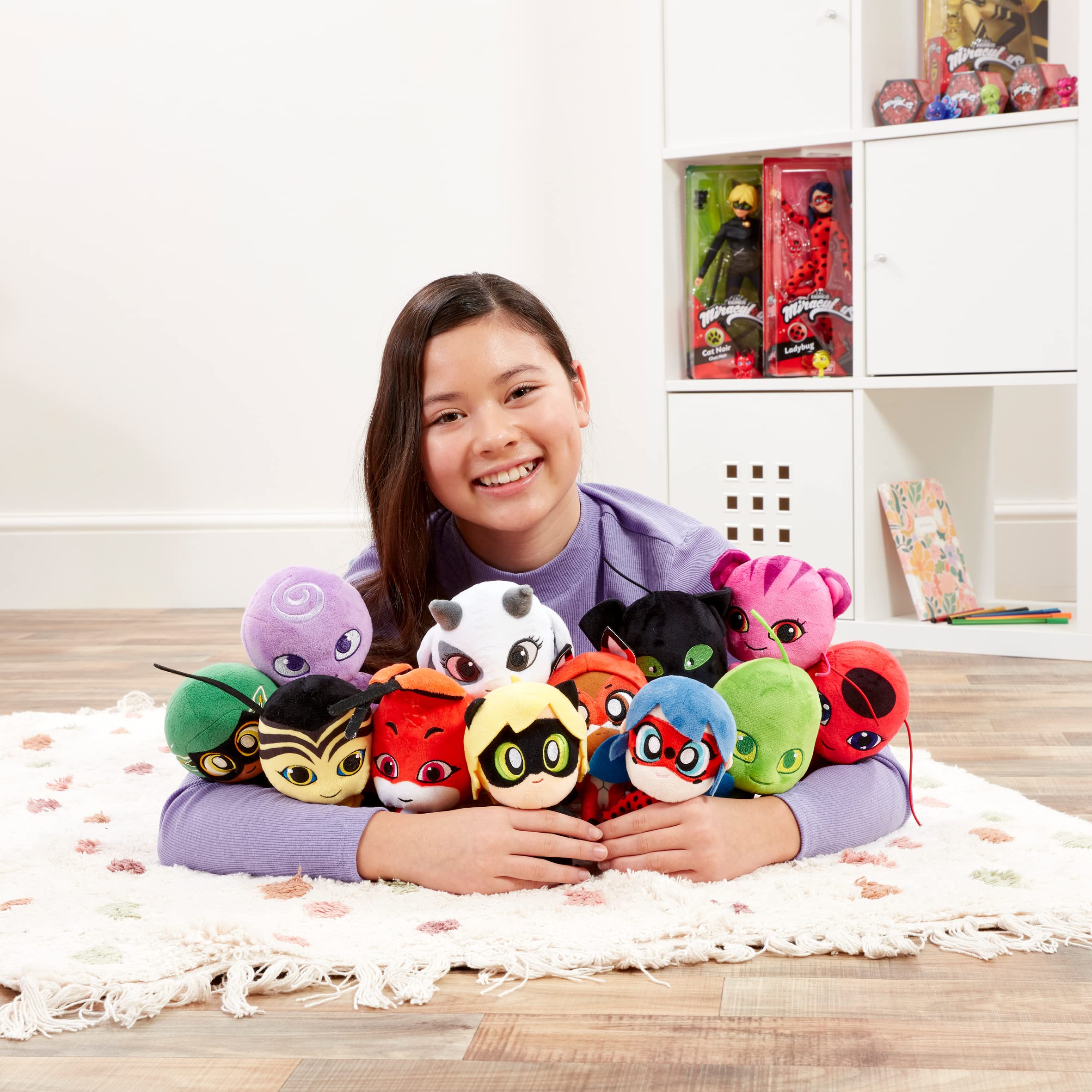 Bandai Miraculous Kwami Tikki Stylized Plush Toy 6