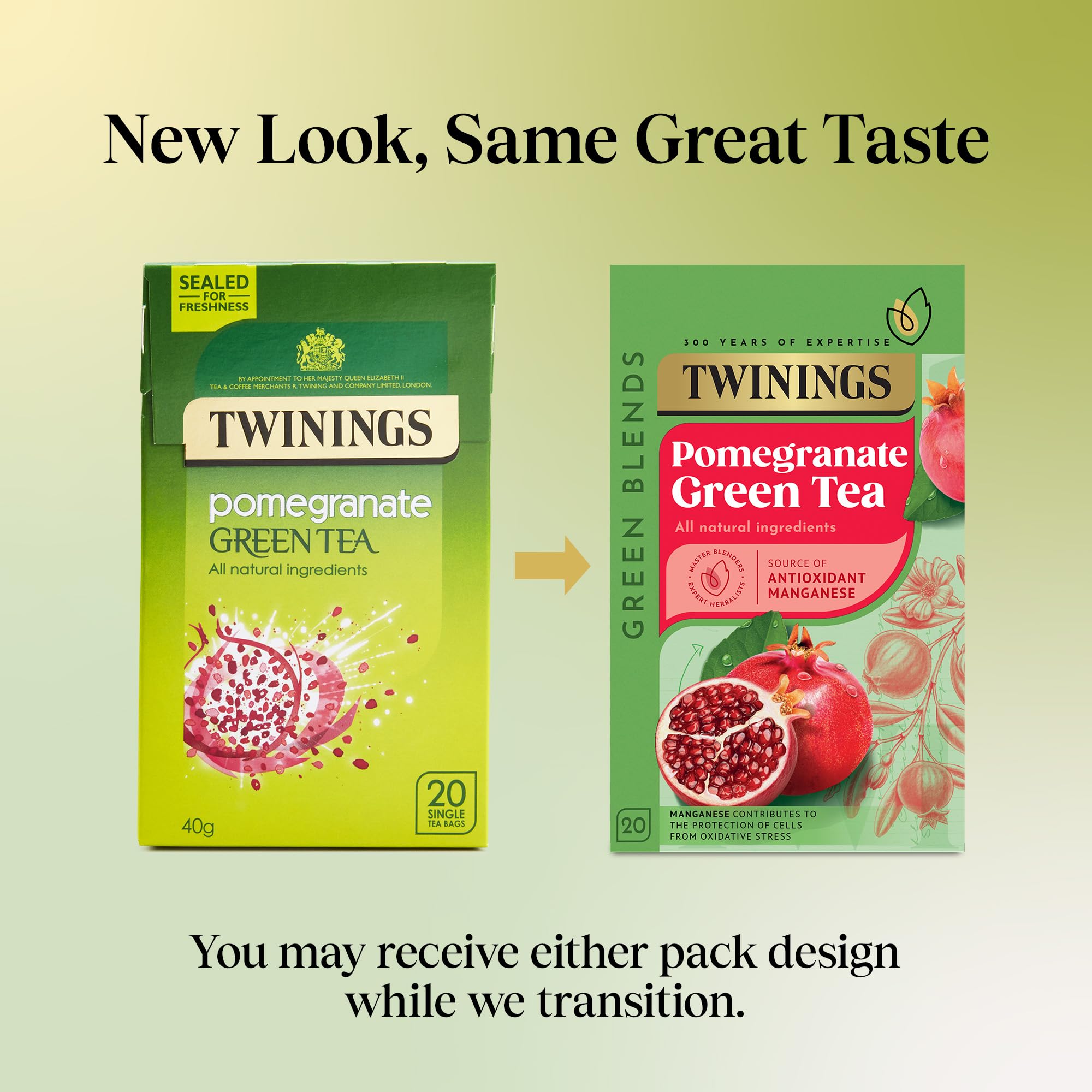 Twinings Green Tea & Pomegranate 80 Tea Bags (Multipack of 4 x 20 Bags) 7