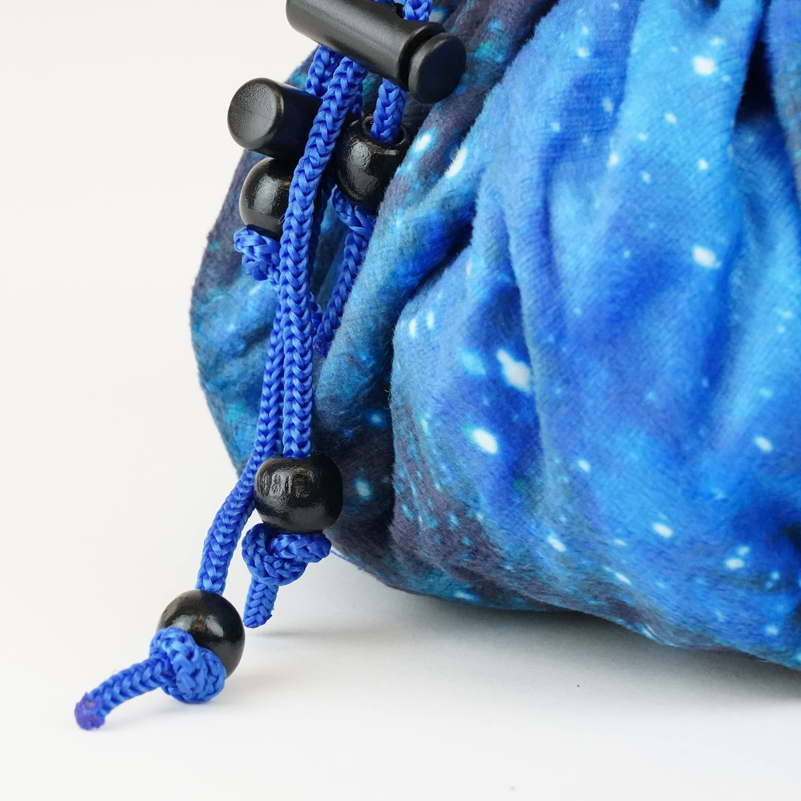 Metallic Dice Games Galaxy Velvet Dice Bag with Pockets 4