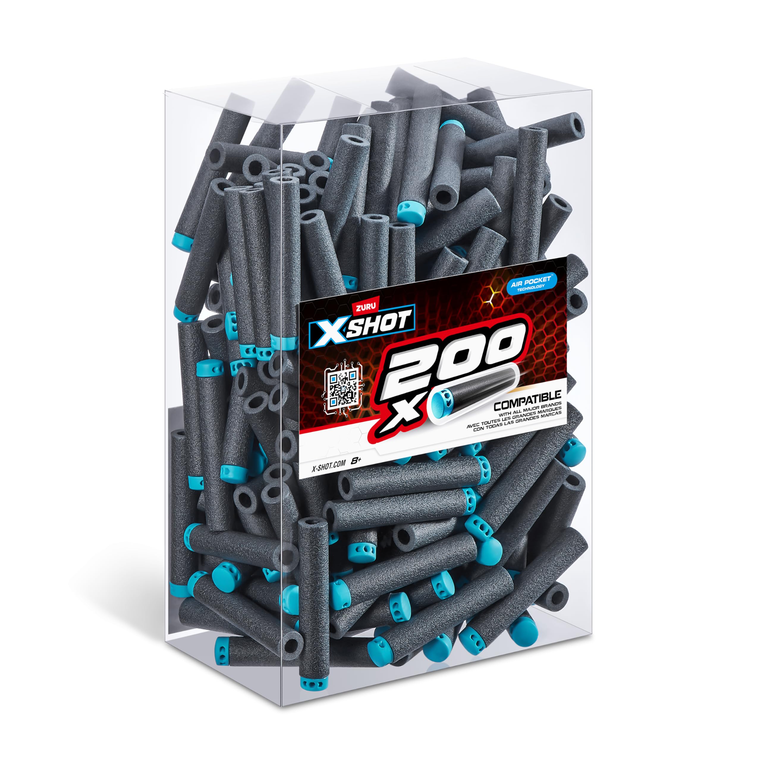 X-Shot Excel 200 Pack Refill Darts - Universal Foam Darts for Blaster Battles 7