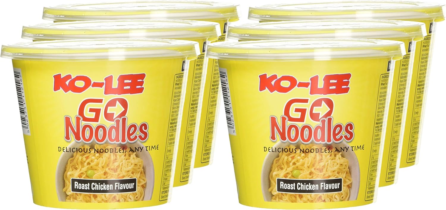 Ko-lee Go Cup Noodles Roast Chicken Flavour 65g (Pack of 12) 5