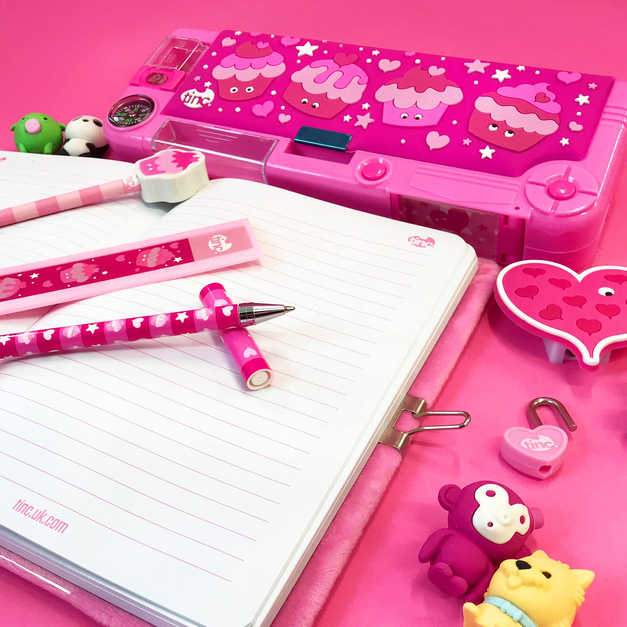 Tinc Animal Collection - Monkey, Cat, Dog, Mouse Scented Erasers (Pack of 4) 4