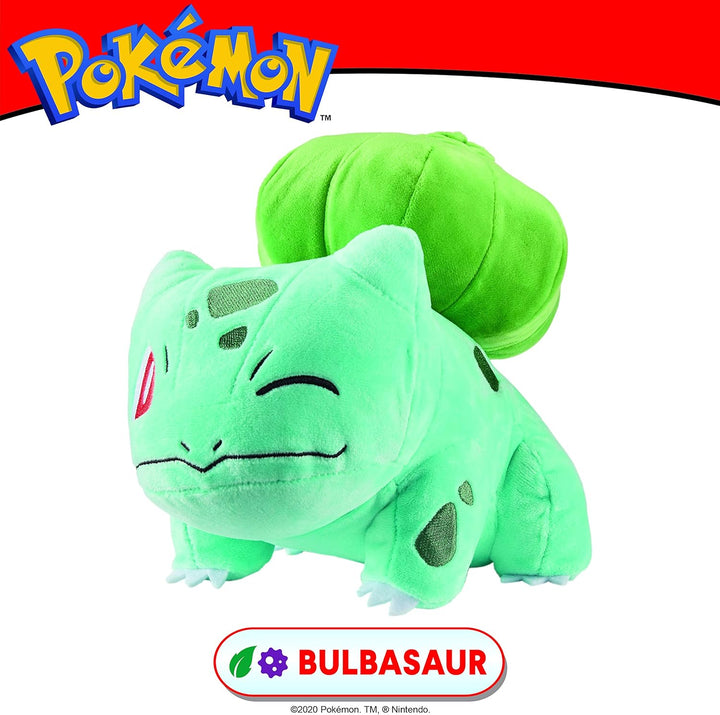 Pokemon Bulbasaur 8" Plush Toy - Authentic Starter Pokemon for Kids & Collectors