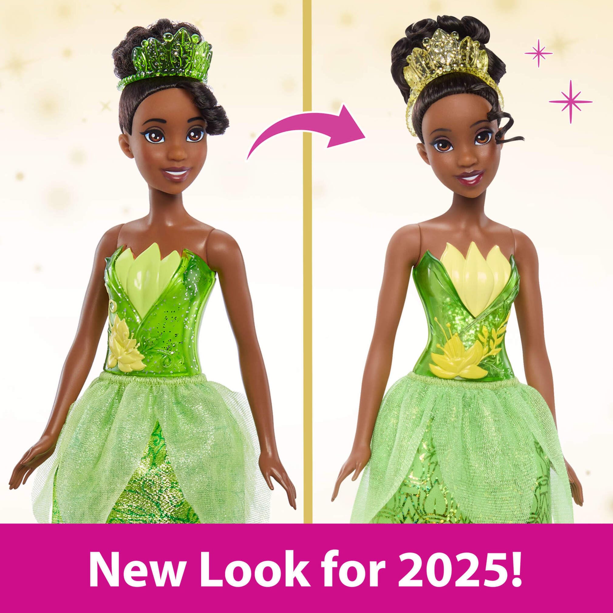 Disney Princess Tiana Posable Fashion Doll - Sparkling Movie-Inspired Outfit, Ages 3+ 7