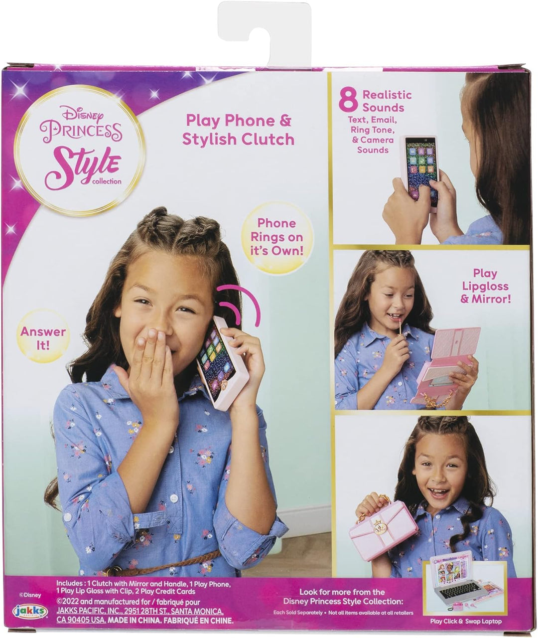 Disney Princess Style Collection Play Phone & Stylish Clutch (221314)