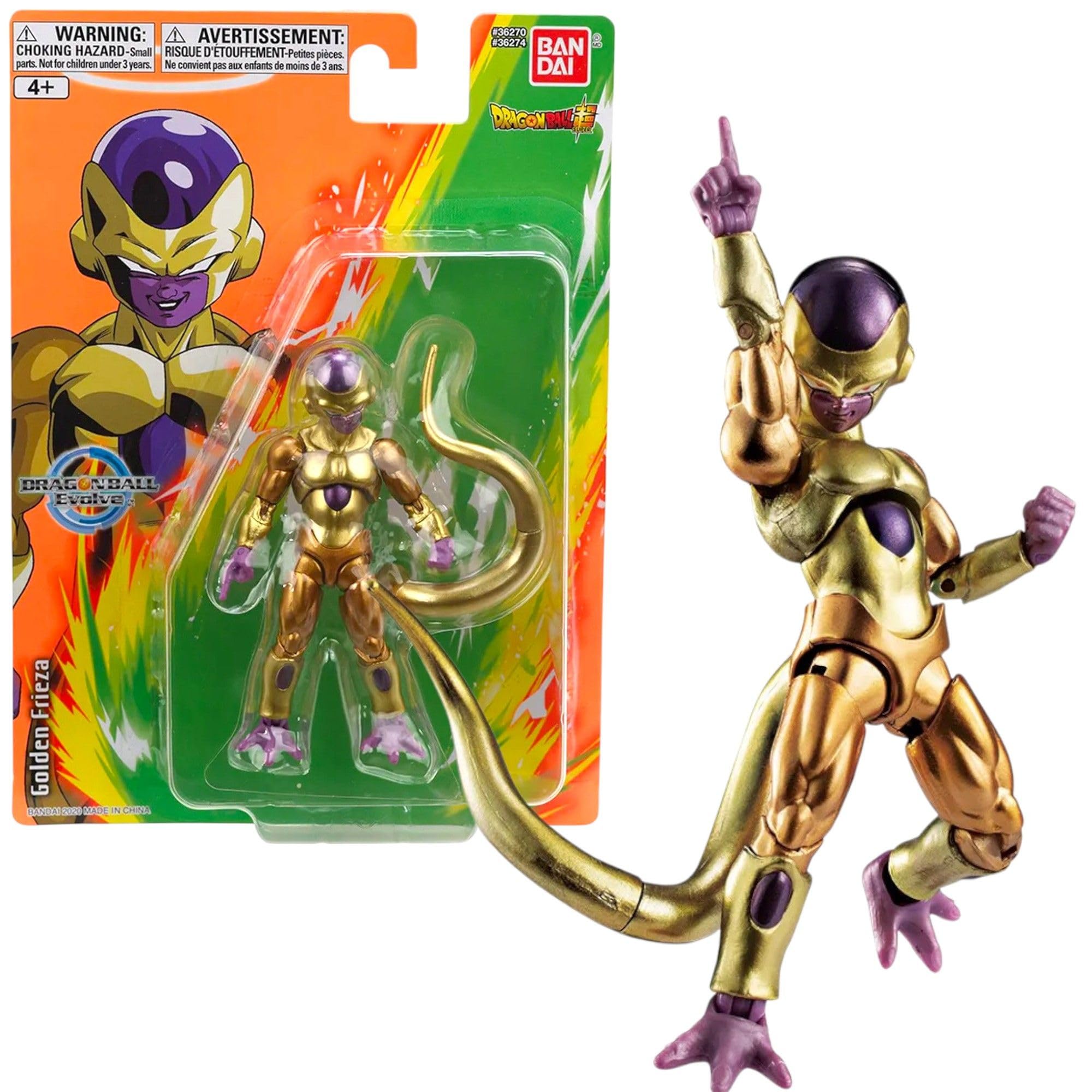 Bandai Dragon Ball Super Evolve Golden Frieza Action Figure - 12.5cm Collectible Anime Toy