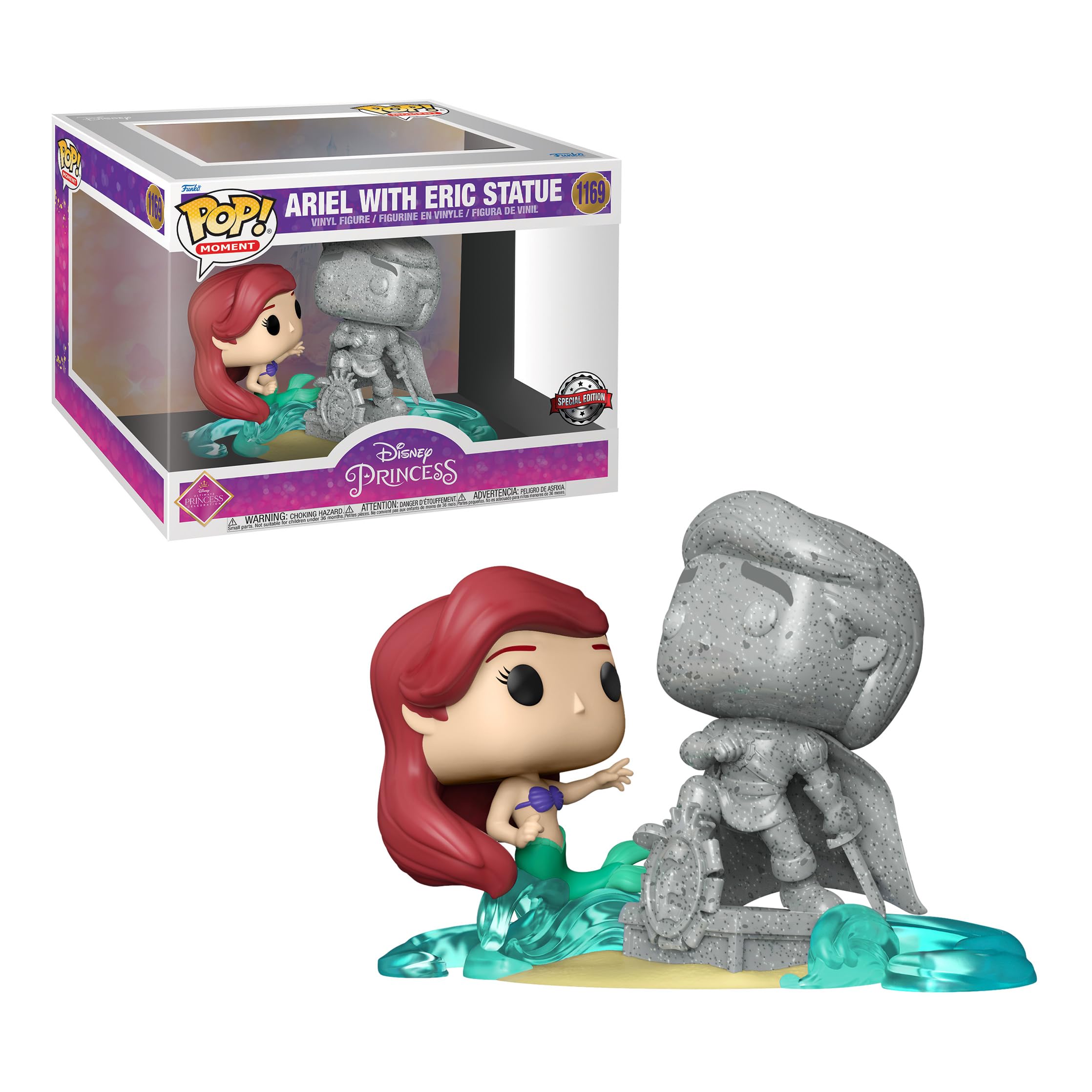 Funko Pop! Moments Disney - Ariel with Eric Statue Vinyl Figure #1169 (58795) 7
