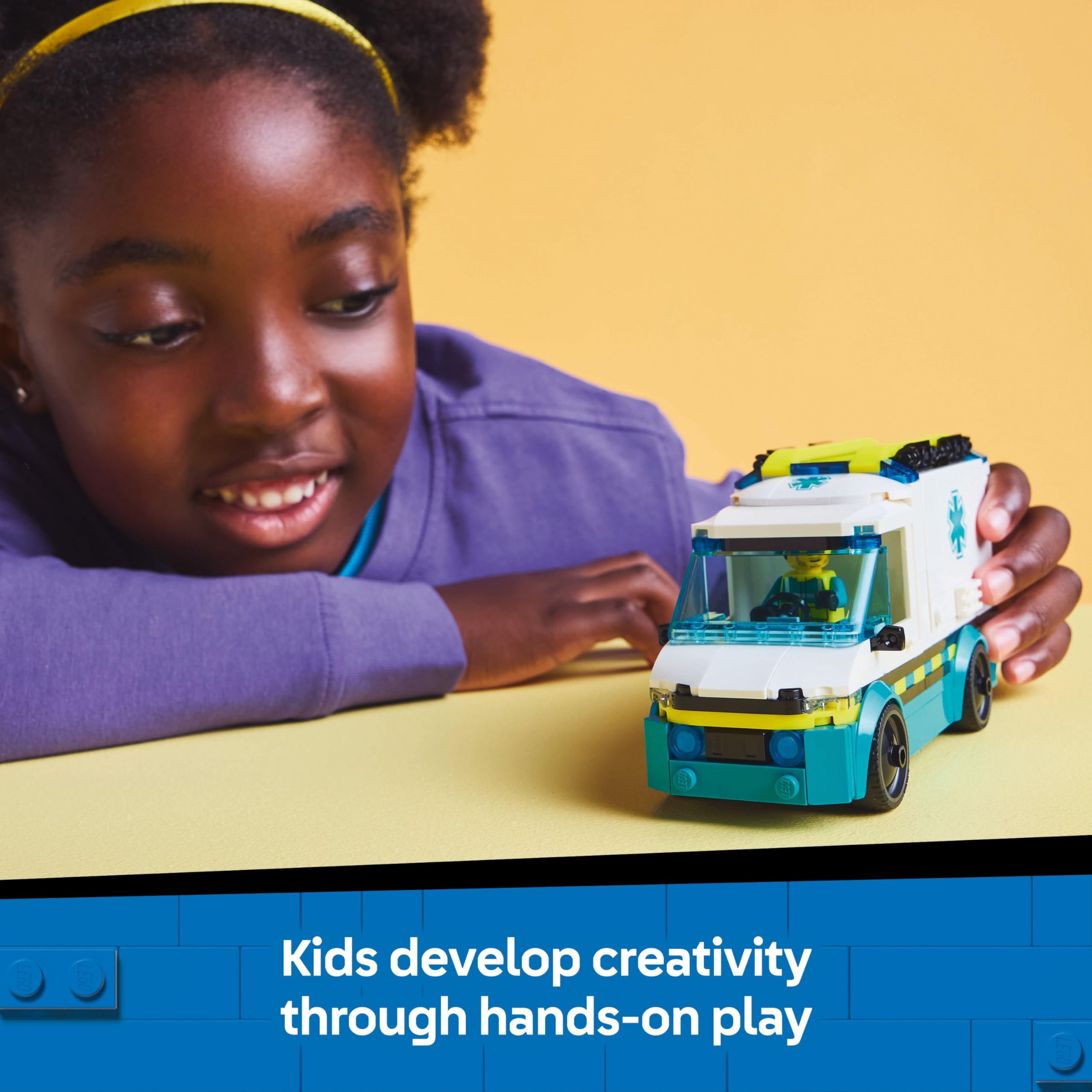 LEGO City Emergency Ambulance Playset with 2 Minifigures - Building Toy for 5+ Year Olds 4