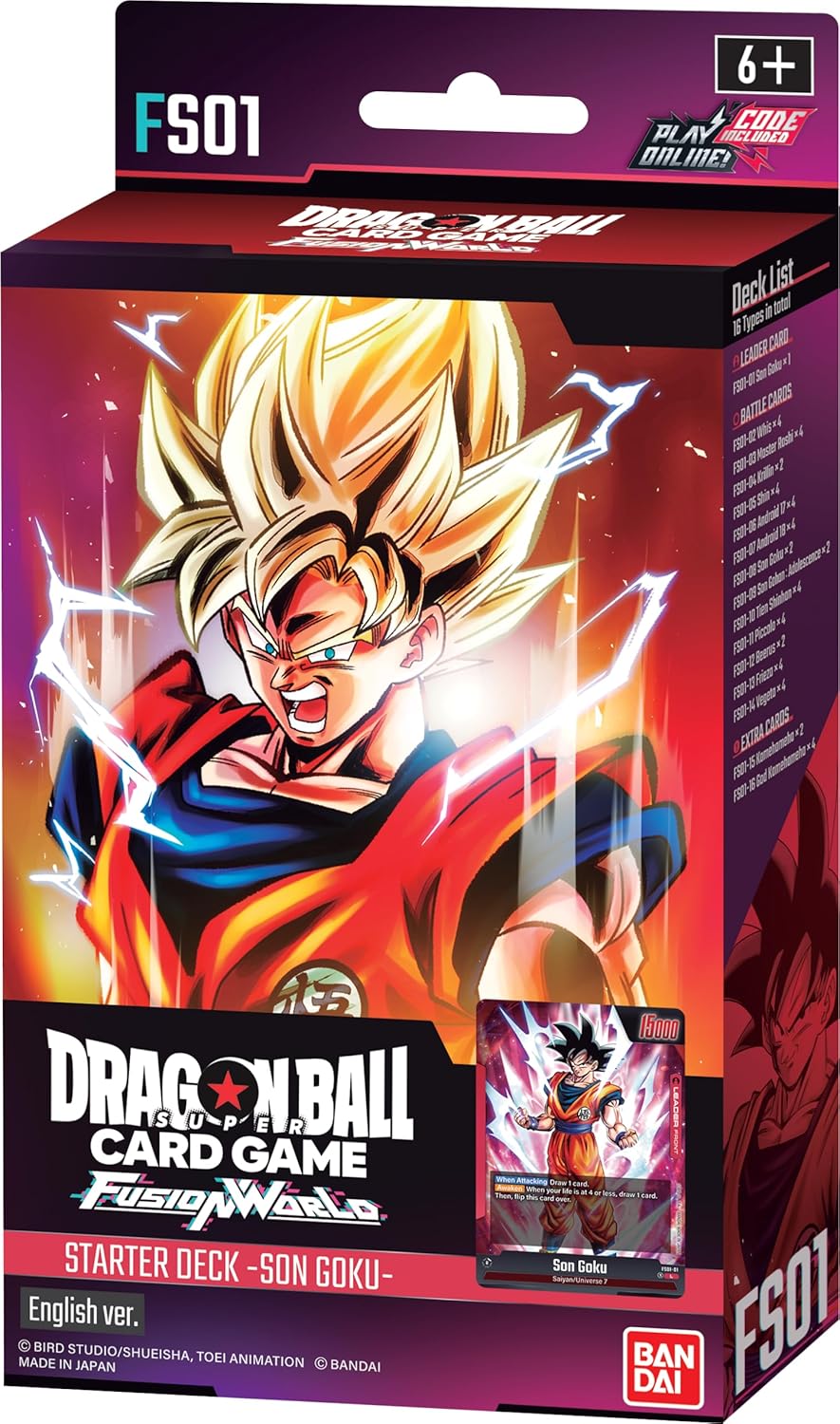 Bandai Dragon Ball Super CG: Fusion World FS01 Starter Deck Trading Card Game