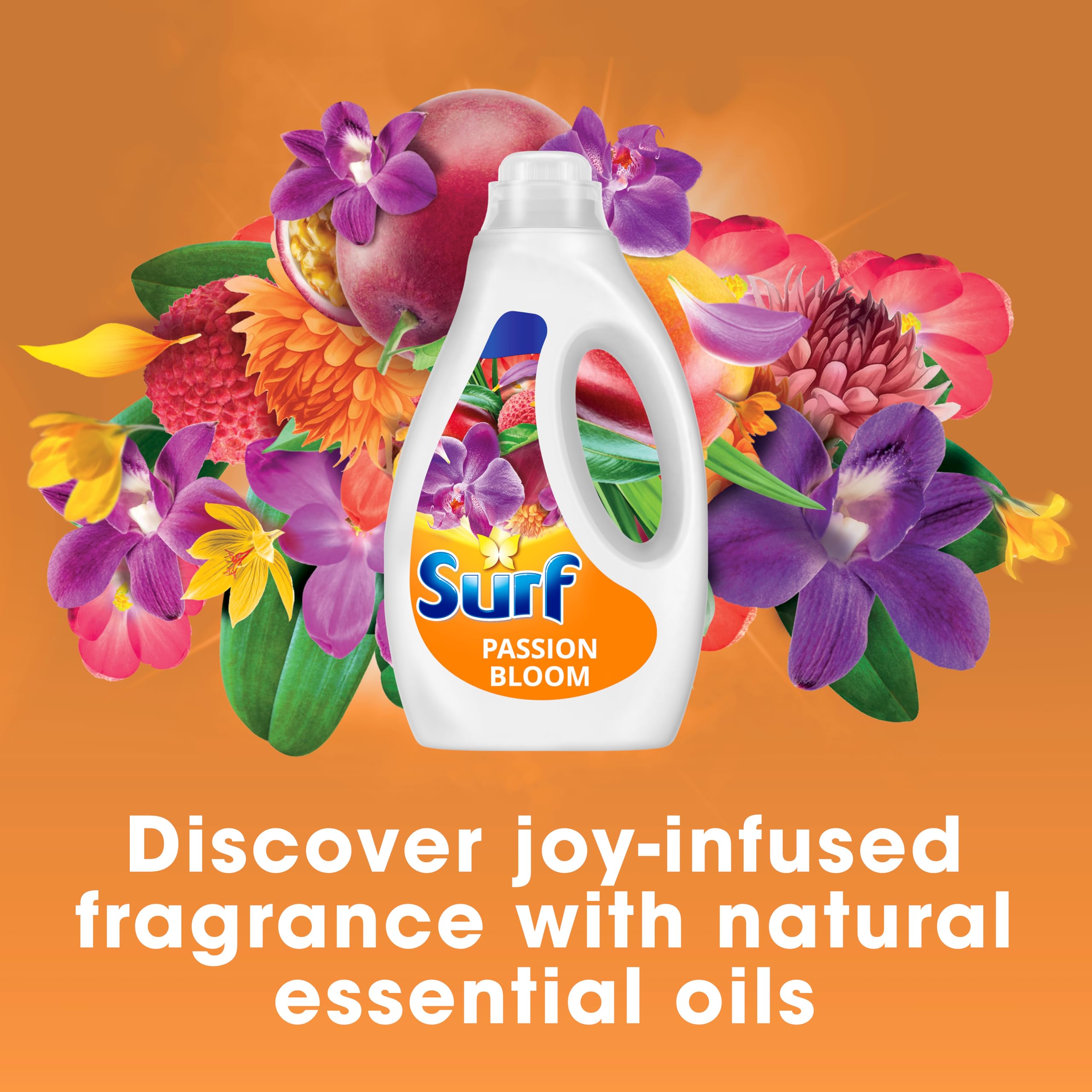 Surf Passion Bloom Laundry Washing Liquid Detergent (500ml) 3