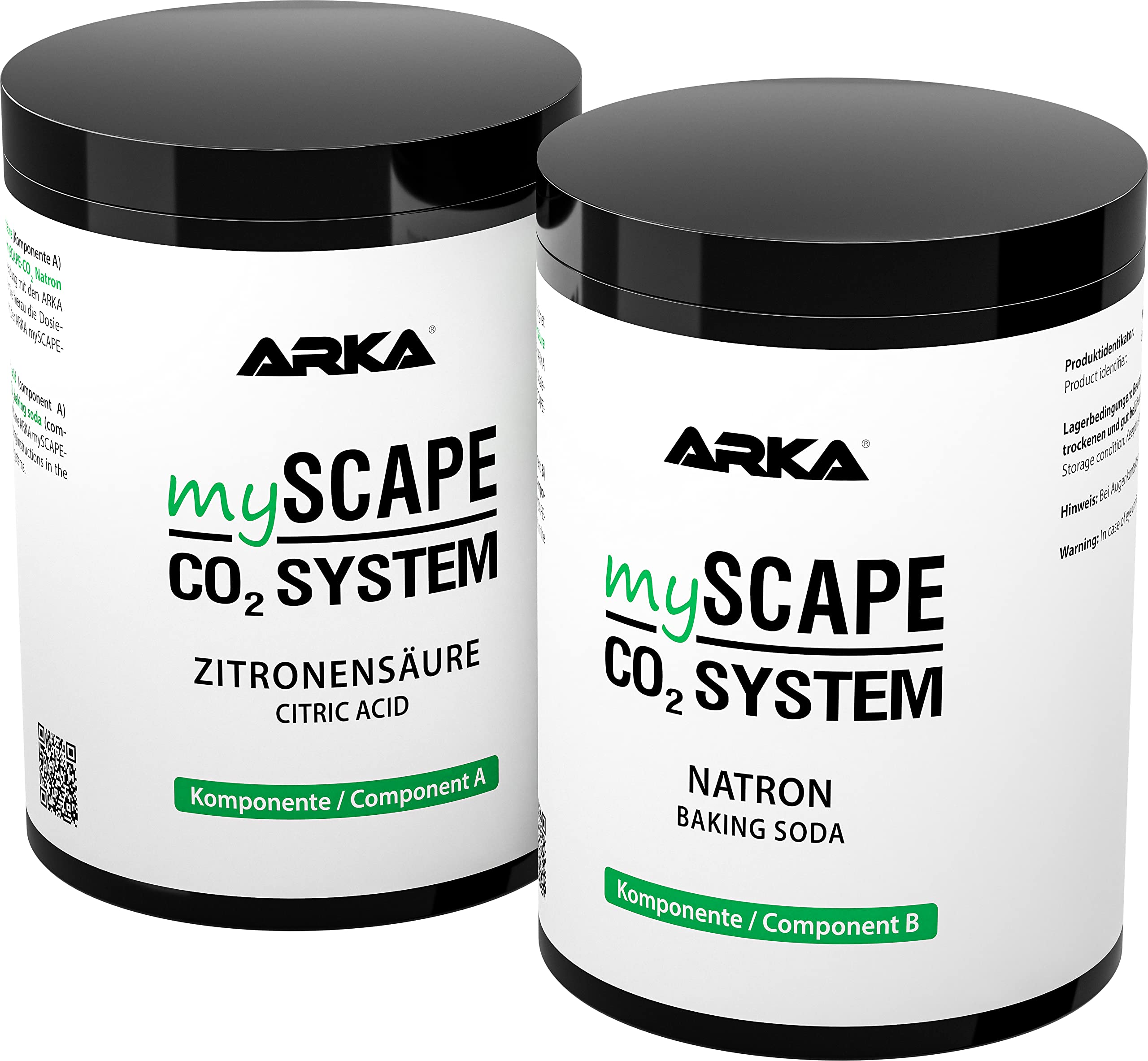 ARKA mySCAPE-CO2 Refiller - 1200g Refill Set (2x600g) for CO2 Systems