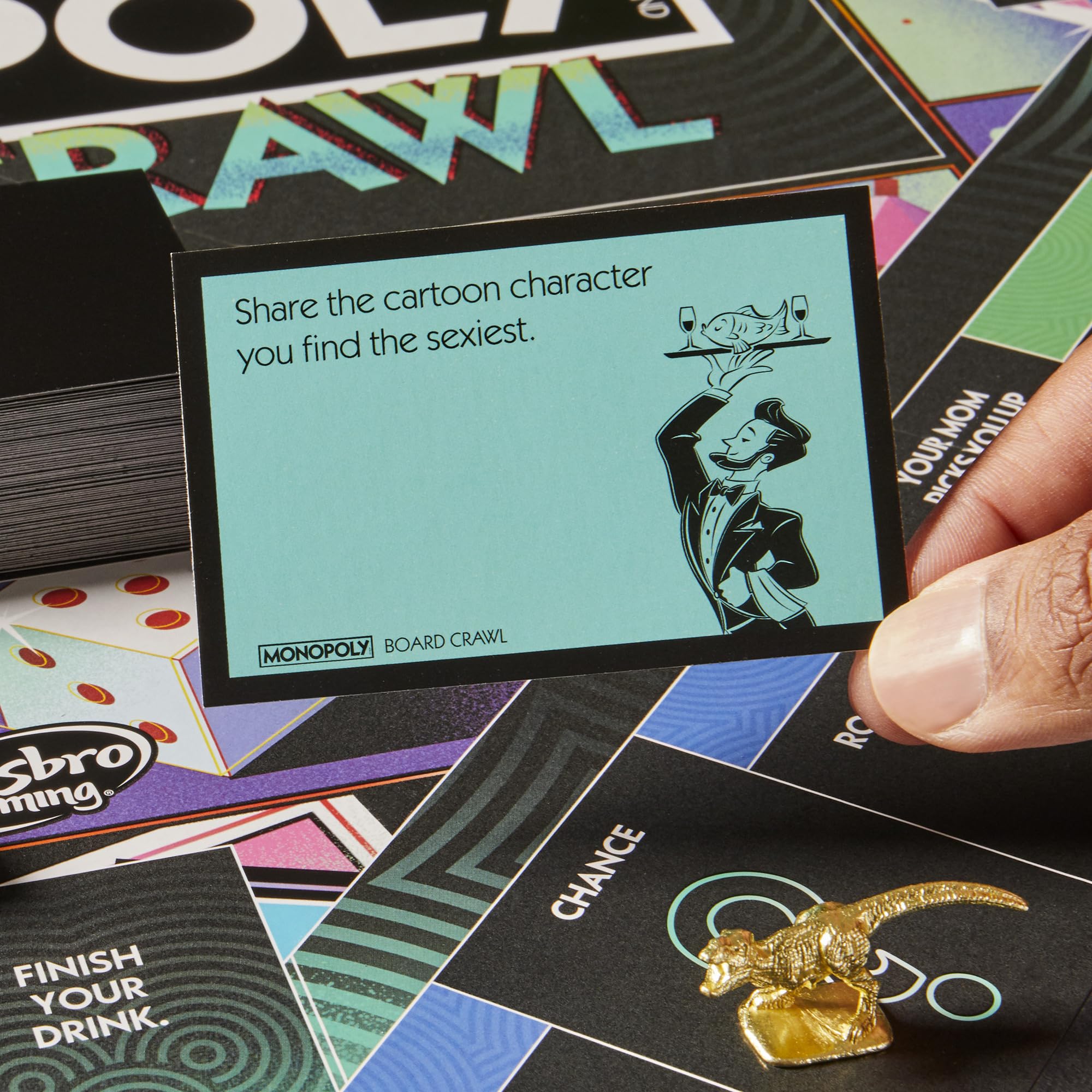 Hasbro Gaming Monopoly Board Crawl Drinking Game