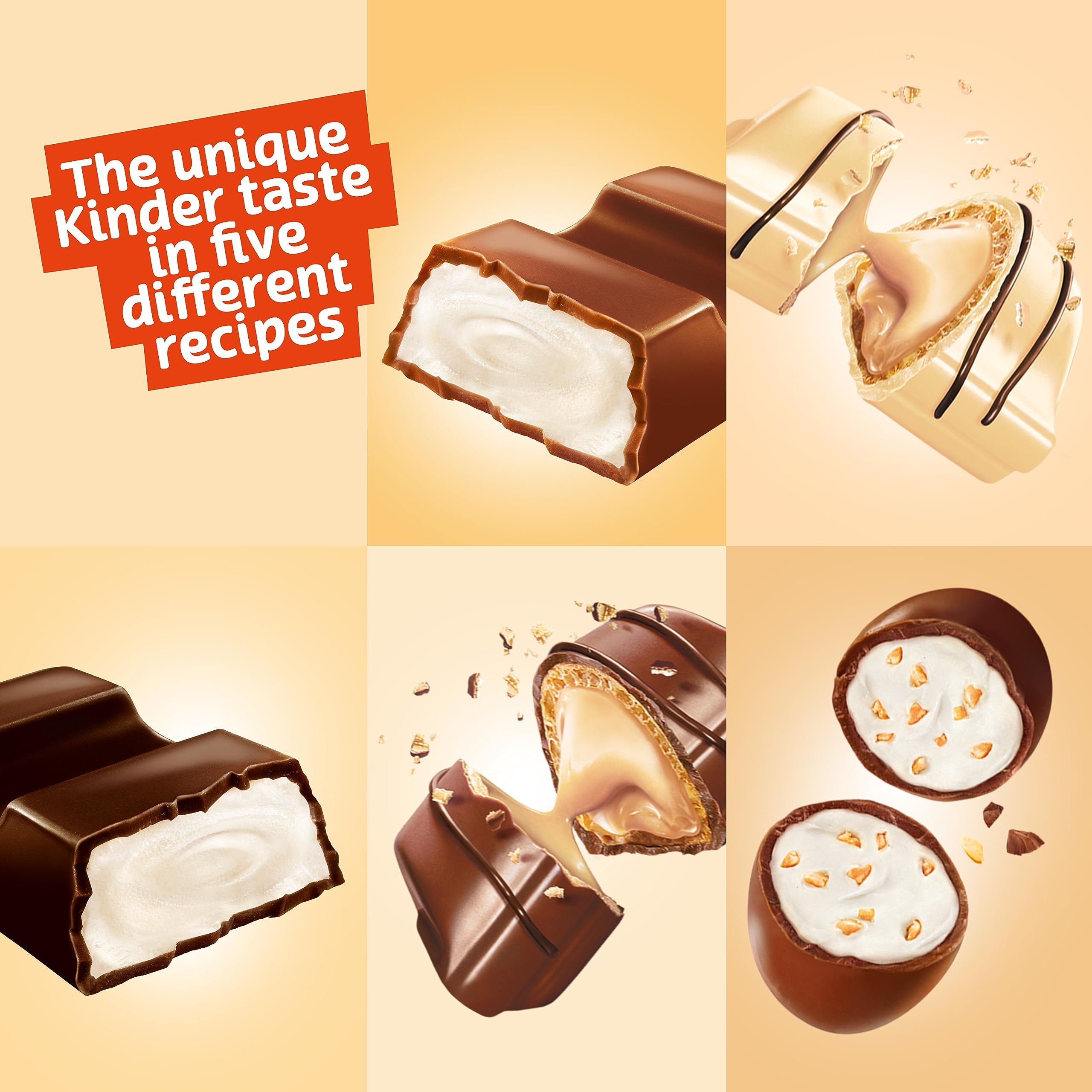 Kinder Happy Moments Exclusive Chocolate Gift Box - 1kg Bulk Share Pack with Assorted Minis