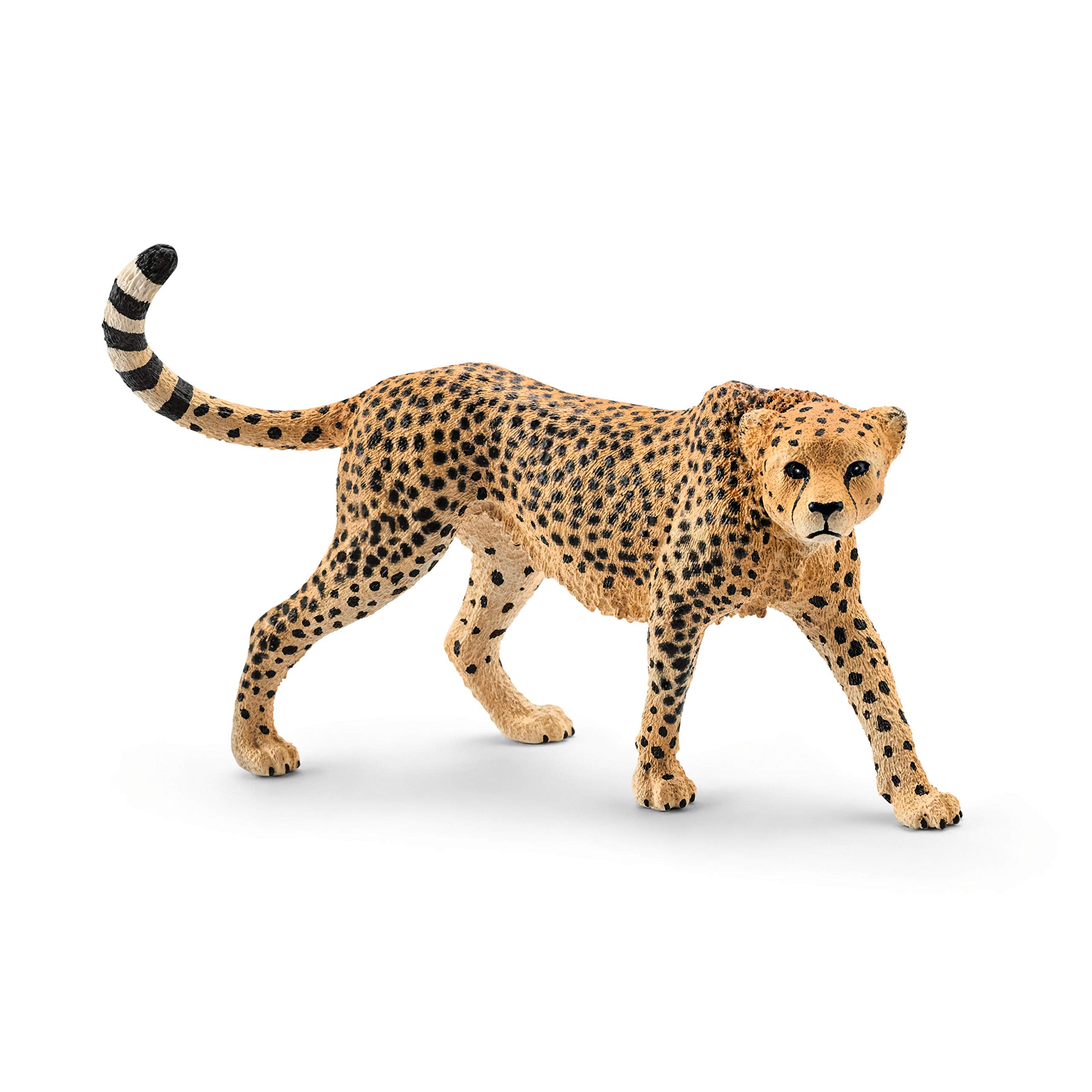 SCHLEICH Cheetah Female - Hand-Painted Wildlife Figurine for Kids 3+