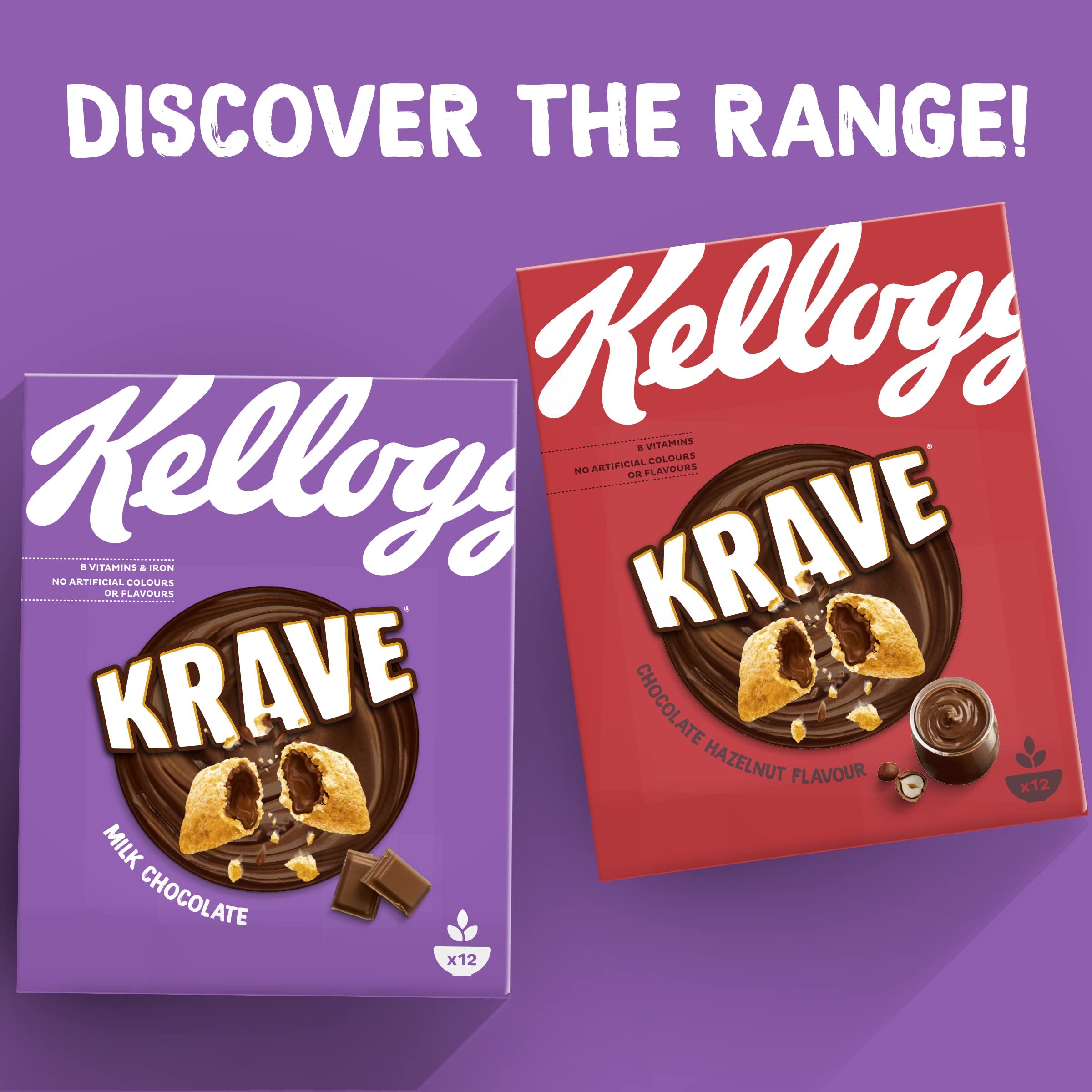 Kellogg's Krave Milk Chocolate Breakfast Cereal, 750g 3