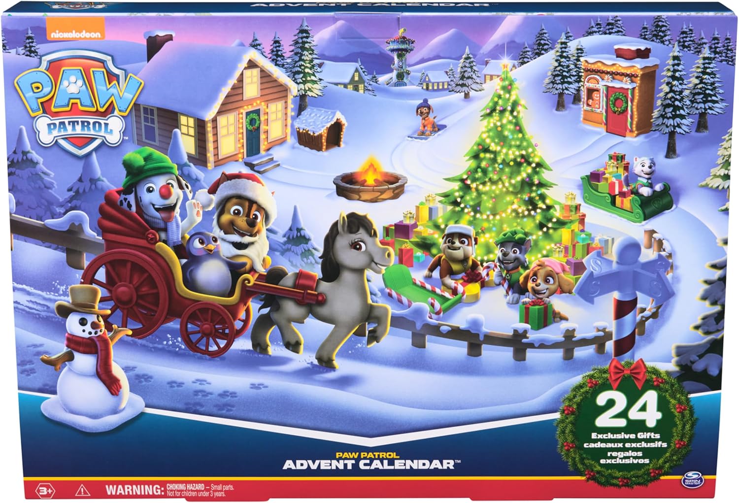 Paw Patrol 2024 Advent Calendar - 24 Surprise Toys with Figures & Accessories 4
