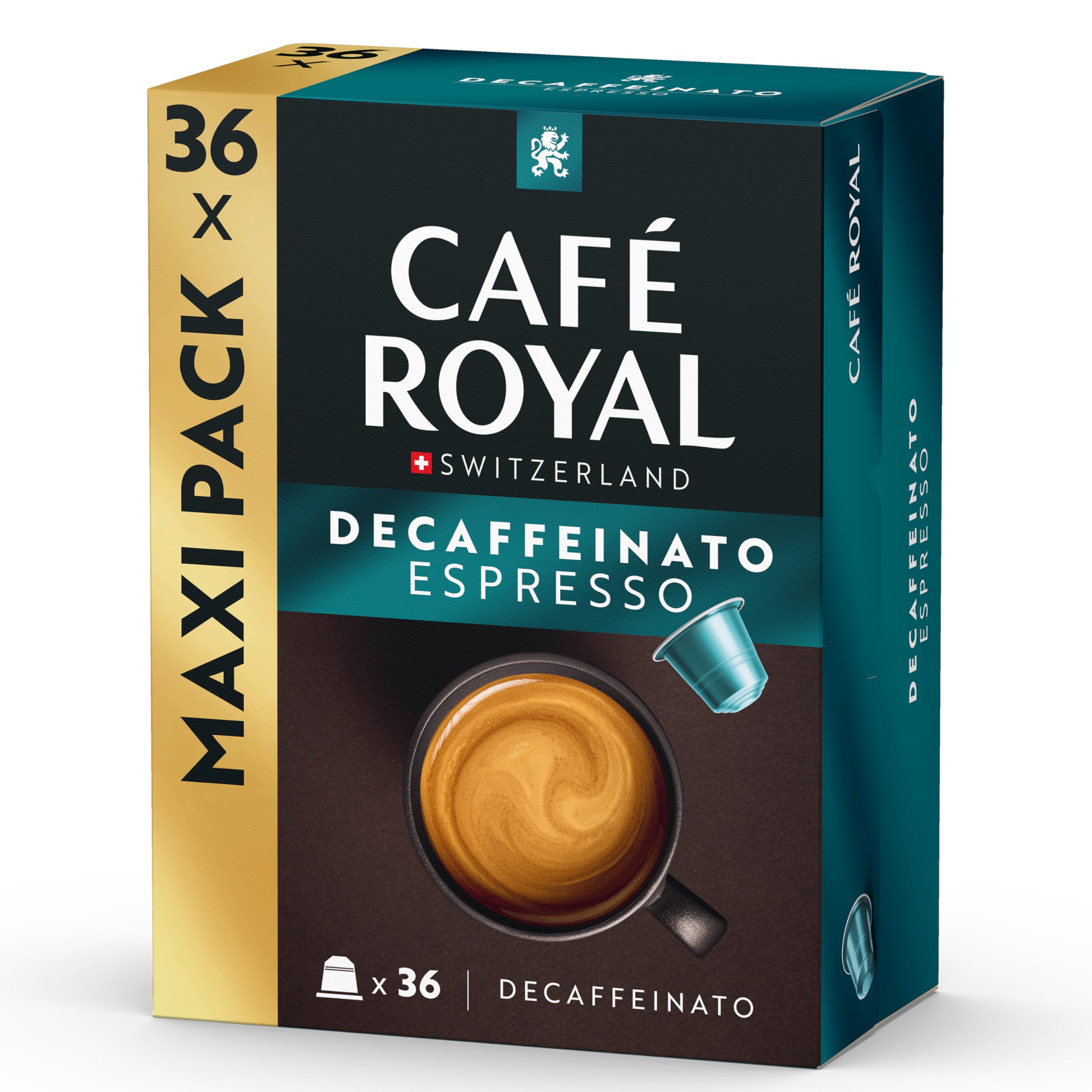 Café Royal - Espresso Decaffeinato Coffee Capsules for Nespresso Machines
