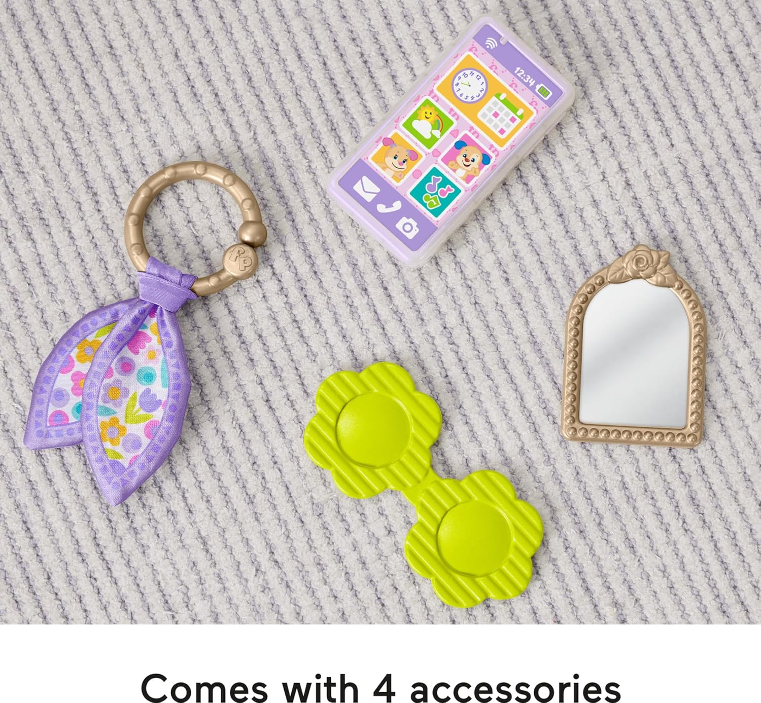 Fisher-Price Laugh & Learn Going Places Learning Purse - Interactive Educational Toy for Toddlers 6M+ 3