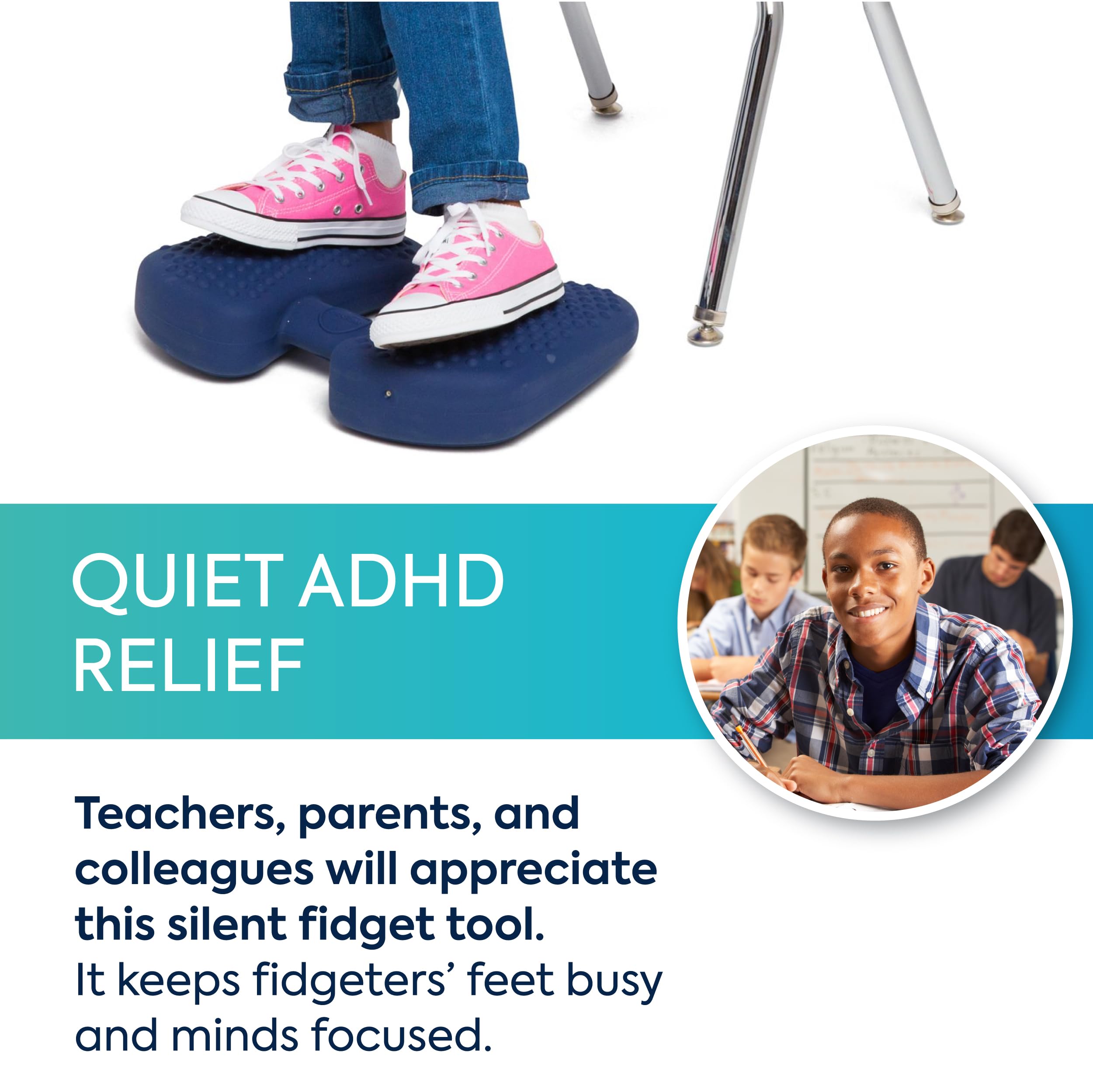 Bouncyband Wiggle Feet - Sensory Fidget Aid for Focus and Calm 5