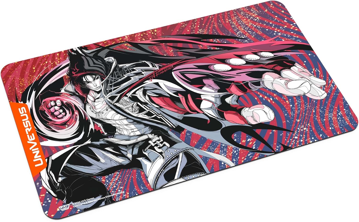 UniVersus Tekken 8 Jin Playmat - 24 x 14 Inch Neoprene Gaming Mat