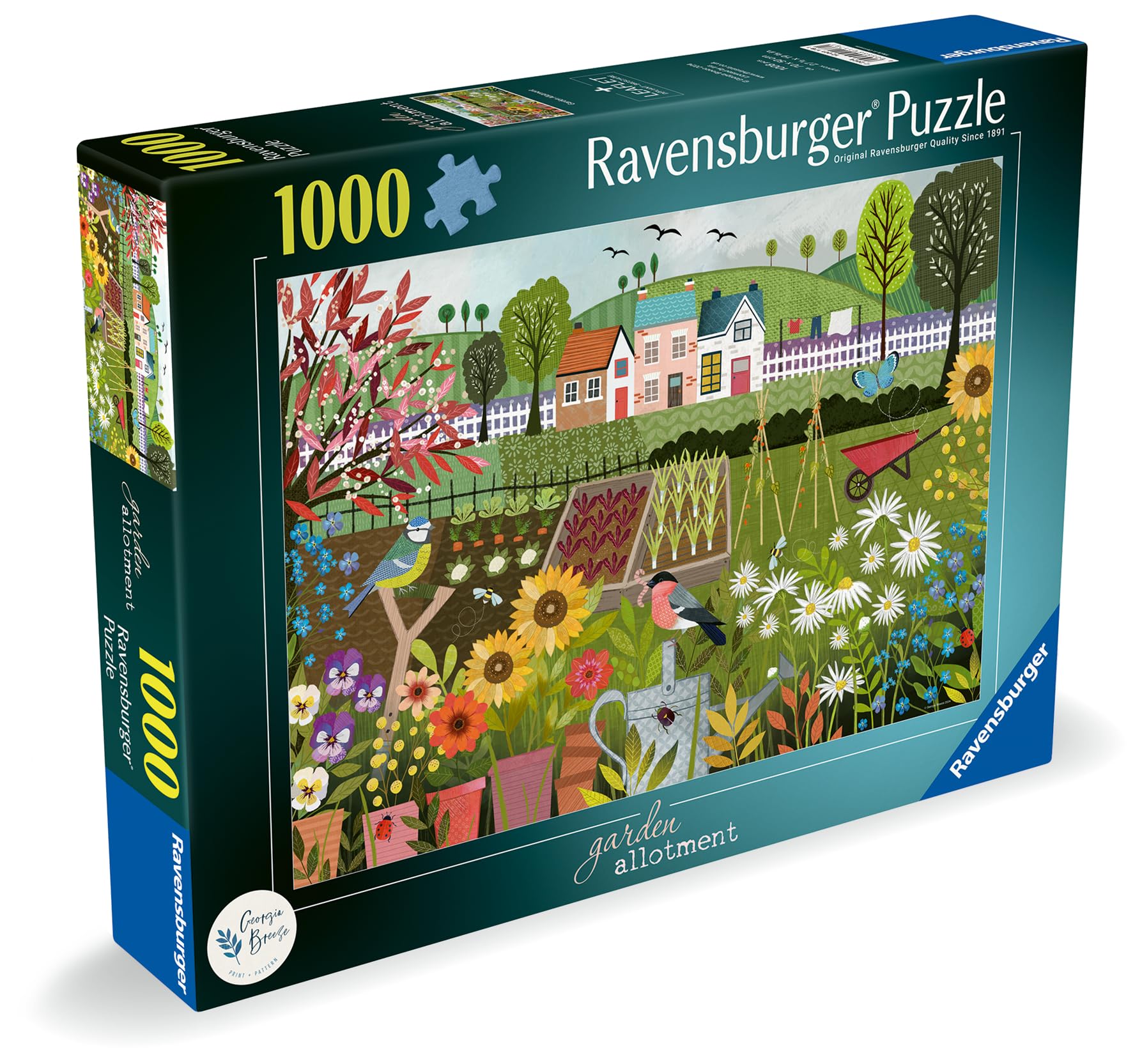Ravensburger Garden Allotment Jigsaw Puzzle - 1000 Pieces | Premium Quality | Ages 12+