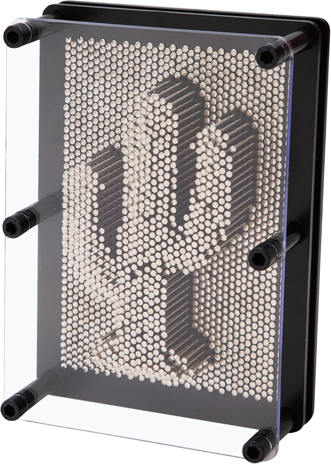 Global Gizmos 30350 Metal Pin Art Impression Toy - Black Frame