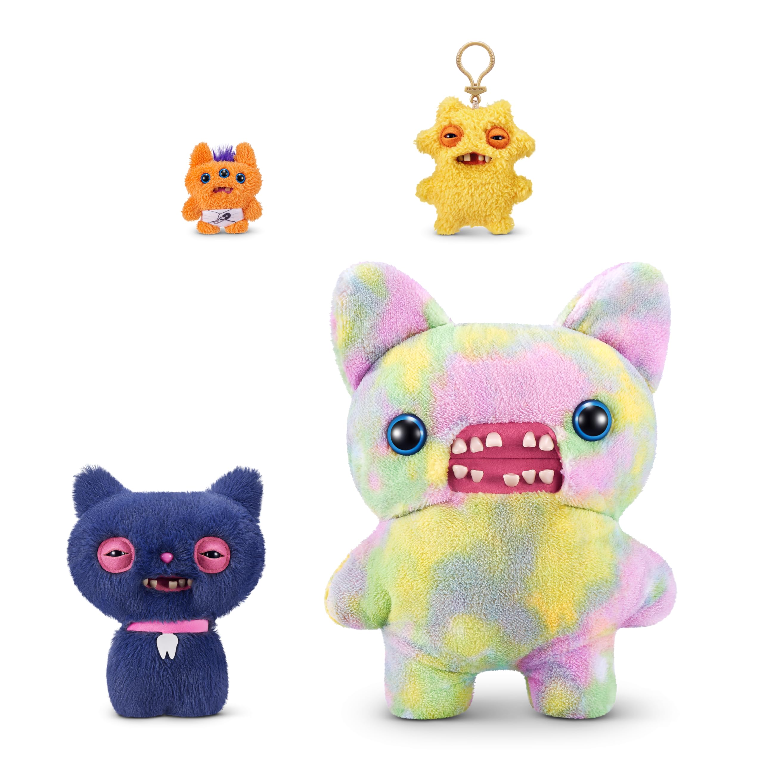 Fuggler Alley Cats 9-Inch Plush Toy (Cheezee) Grey by ZURU – Funny Ugly Mon