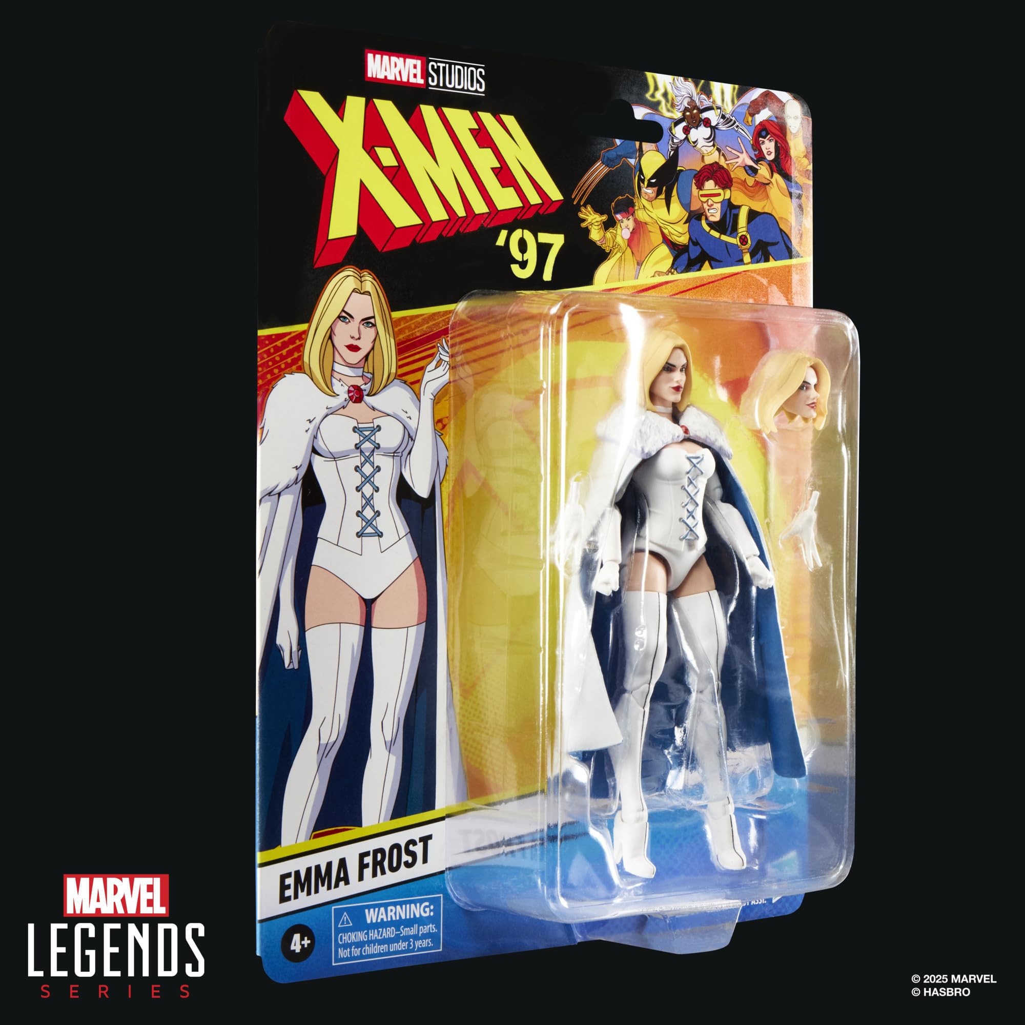Marvel Legends Series Emma Frost Action Figure - 6-Inch X-Men '97 Collectible with Articulation & Accessories 8