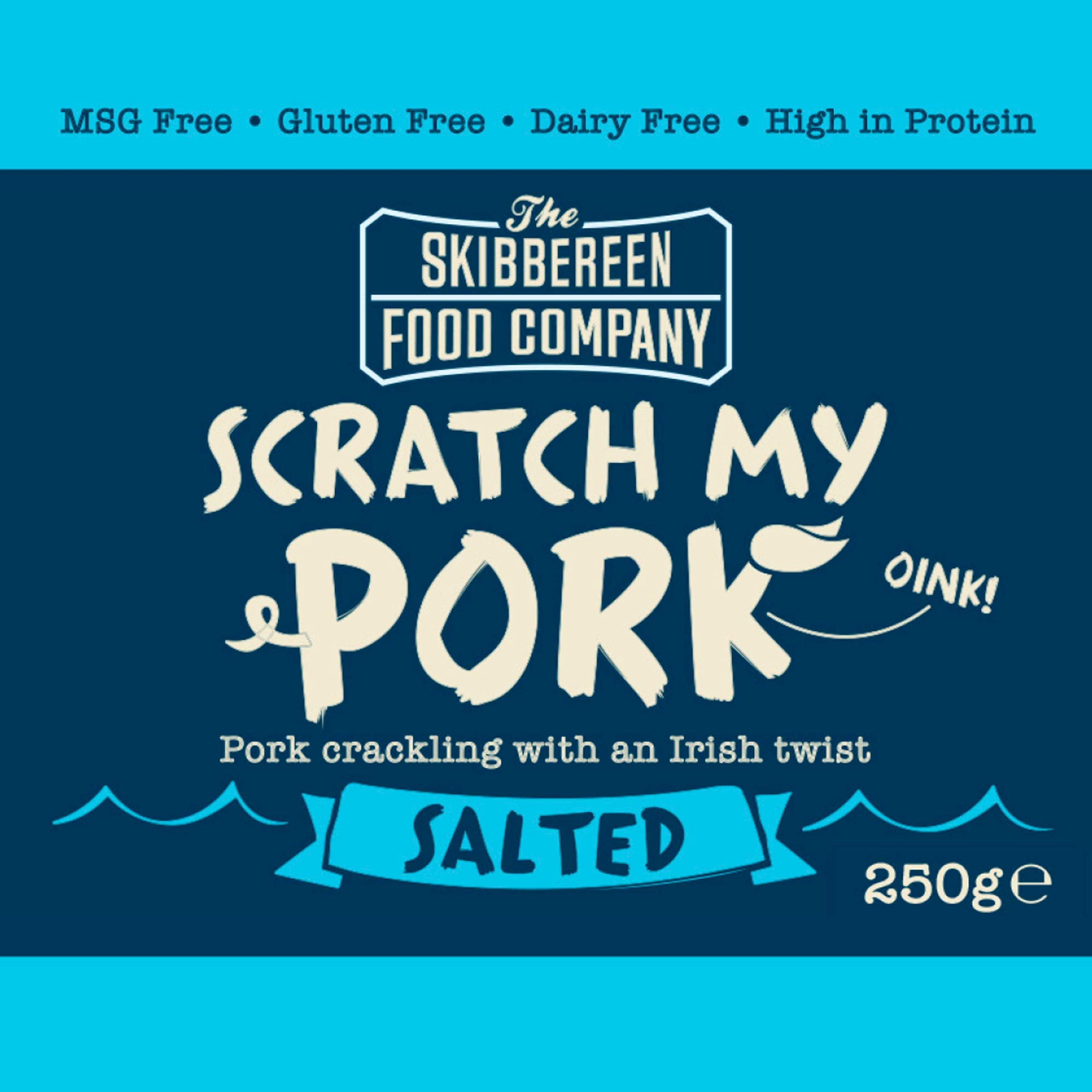 The Skibbereen Food Company Lightly Salted Pork Crackling - 250g Bulk Bag, Gluten Free, High Protein, Keto Friendly 5