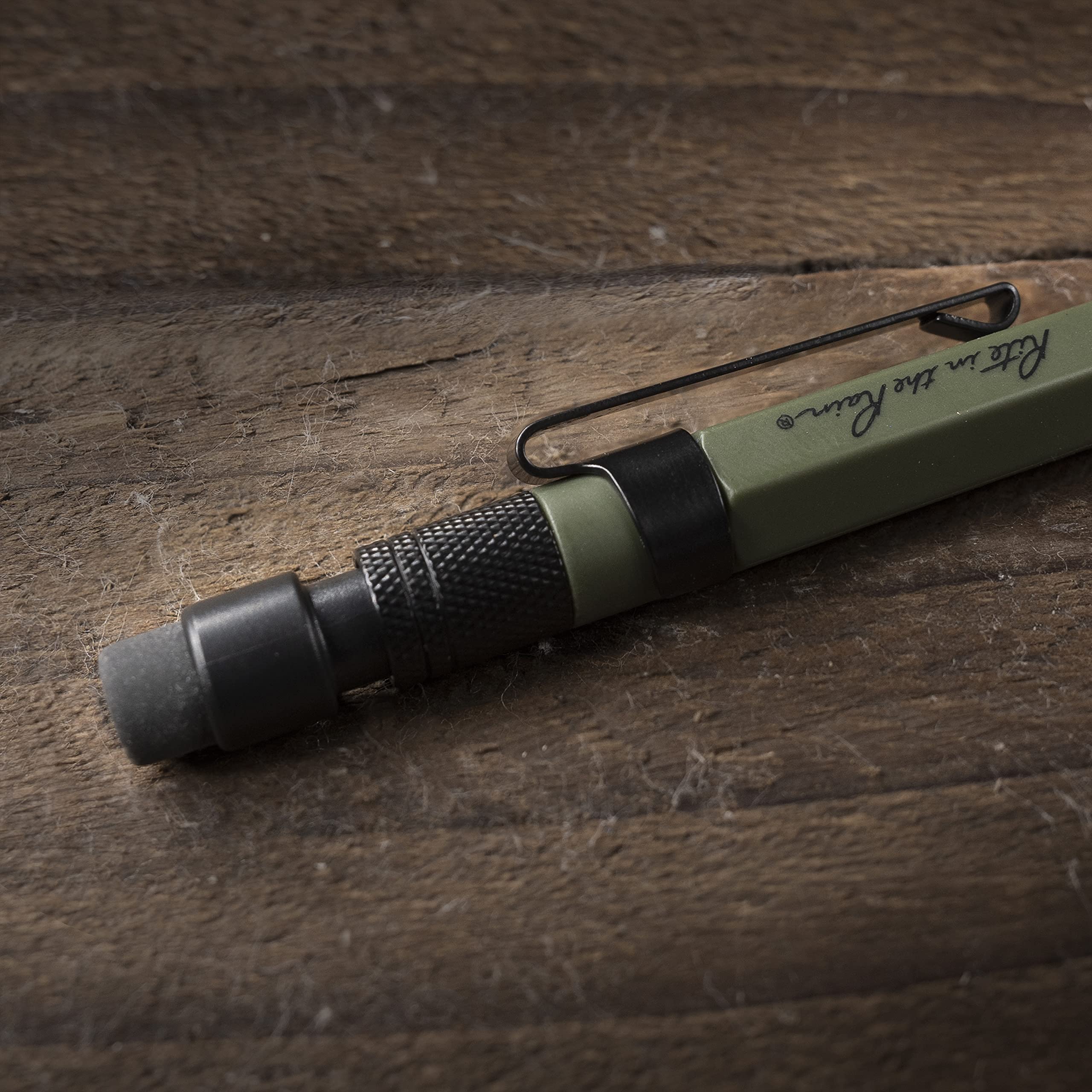 Rite in the Rain Weatherproof Mechanical Pencil - 1.3mm Lead | Green Barrel | Ambidextrous 6
