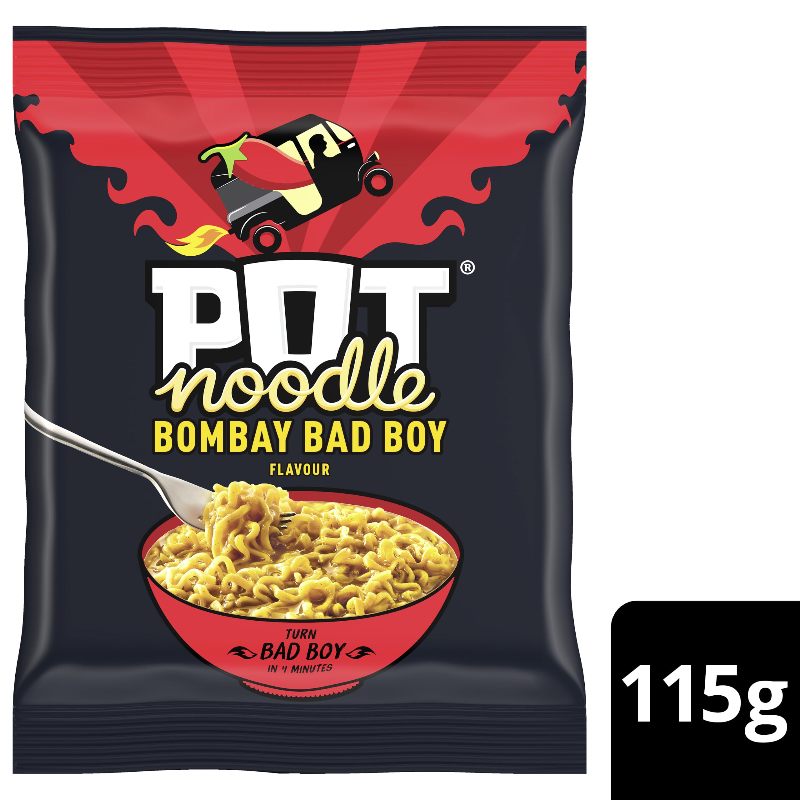 Pot Noodle Bombay Bad Boy Instant Noodles Block - 115g 2