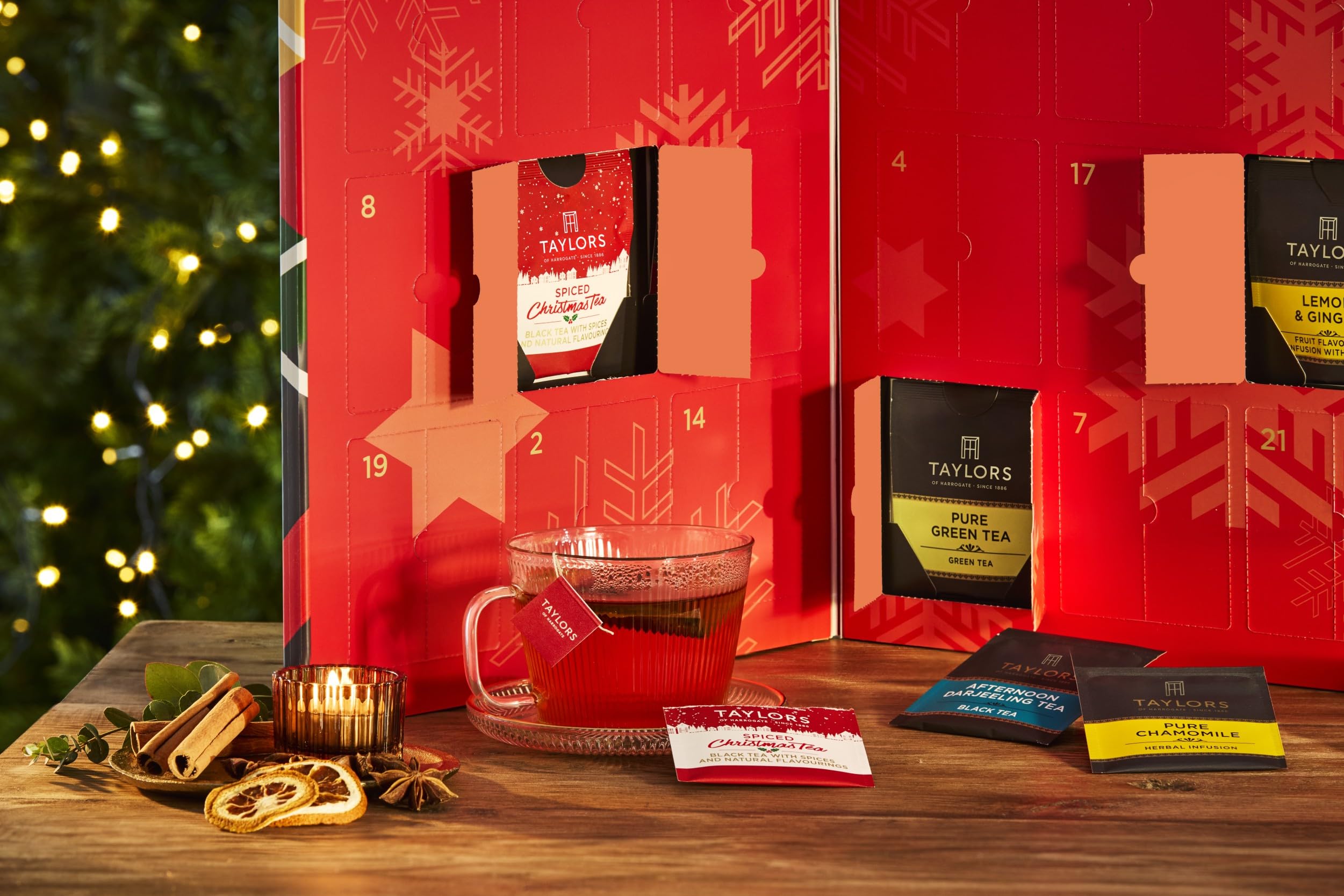 Taylors of Harrogate Assorted Speciality Teas Advent Calendar 2025 - 24 Flavours with 48 Tea Bags 3