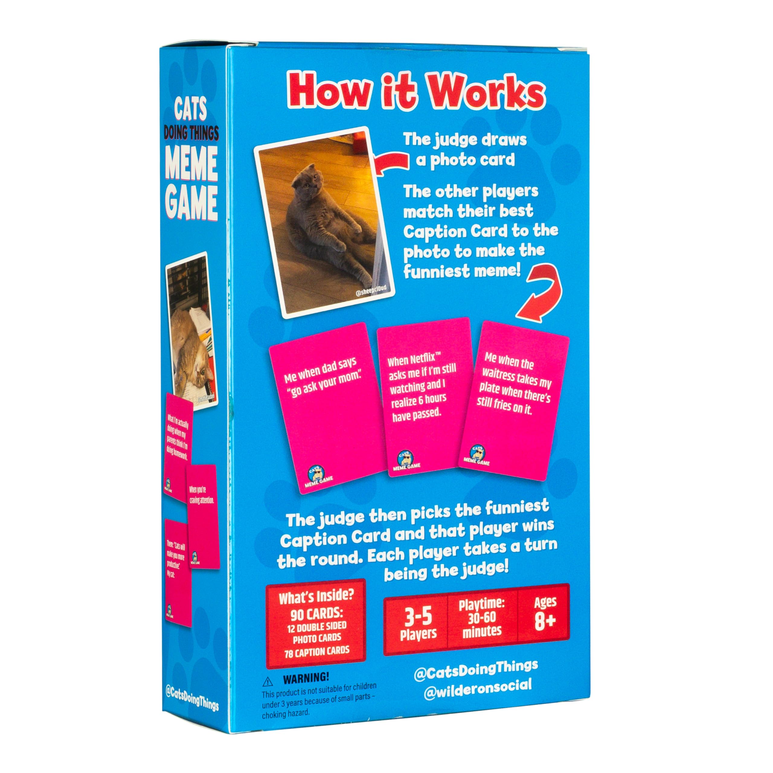 Wilder Games Cats Doing Things Meme Game Card Game 8