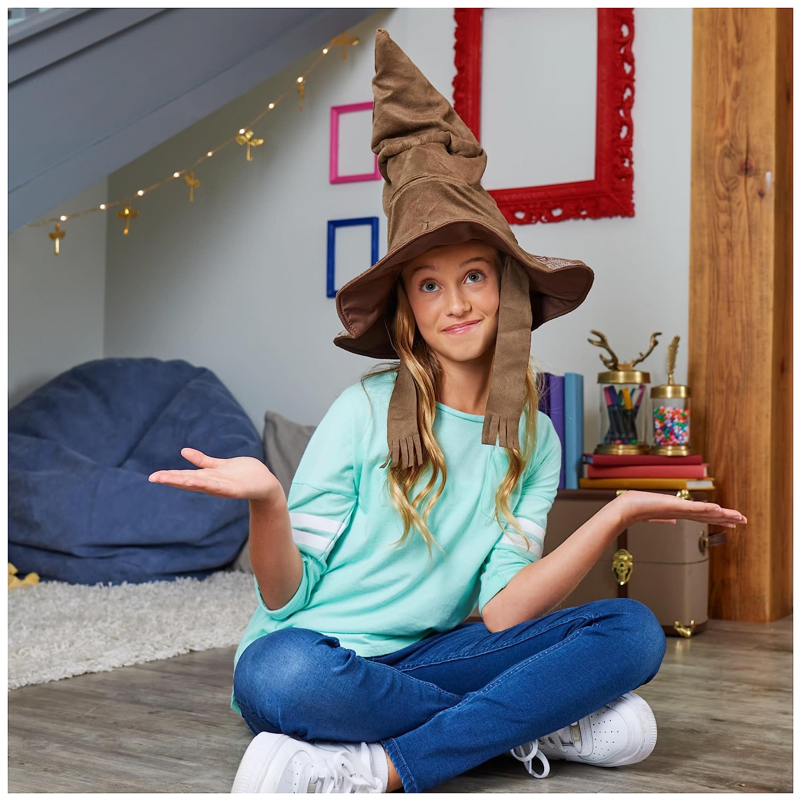 Wizarding World Harry Potter Talking Sorting Hat with 15 Phrases for Kids Pretend Play Role Play Toy 3