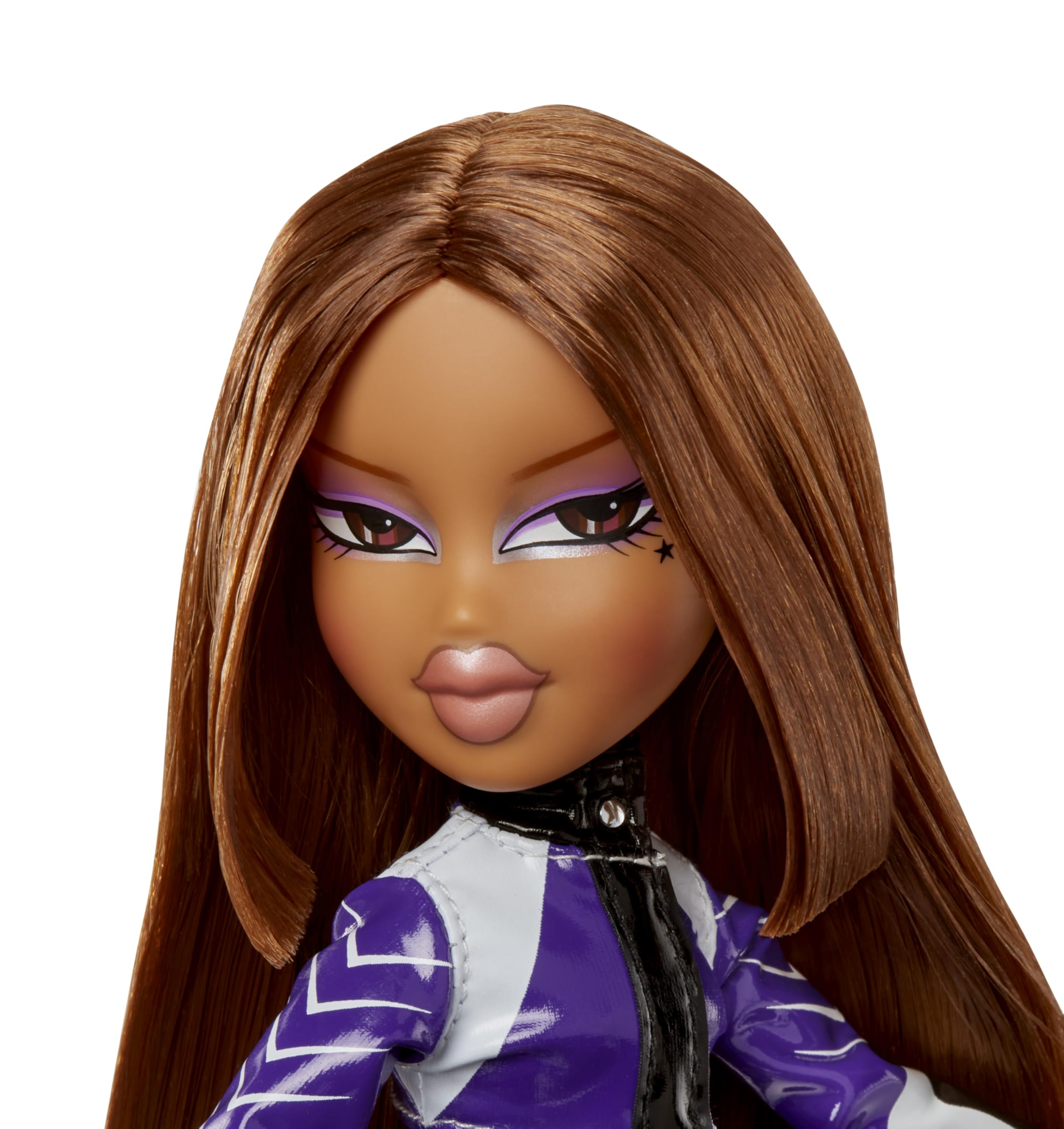 Bratz Scorchin' Yasmin - Fashion Doll with Moto-Inspired Outfit & Accessories, Ages 3+ 4