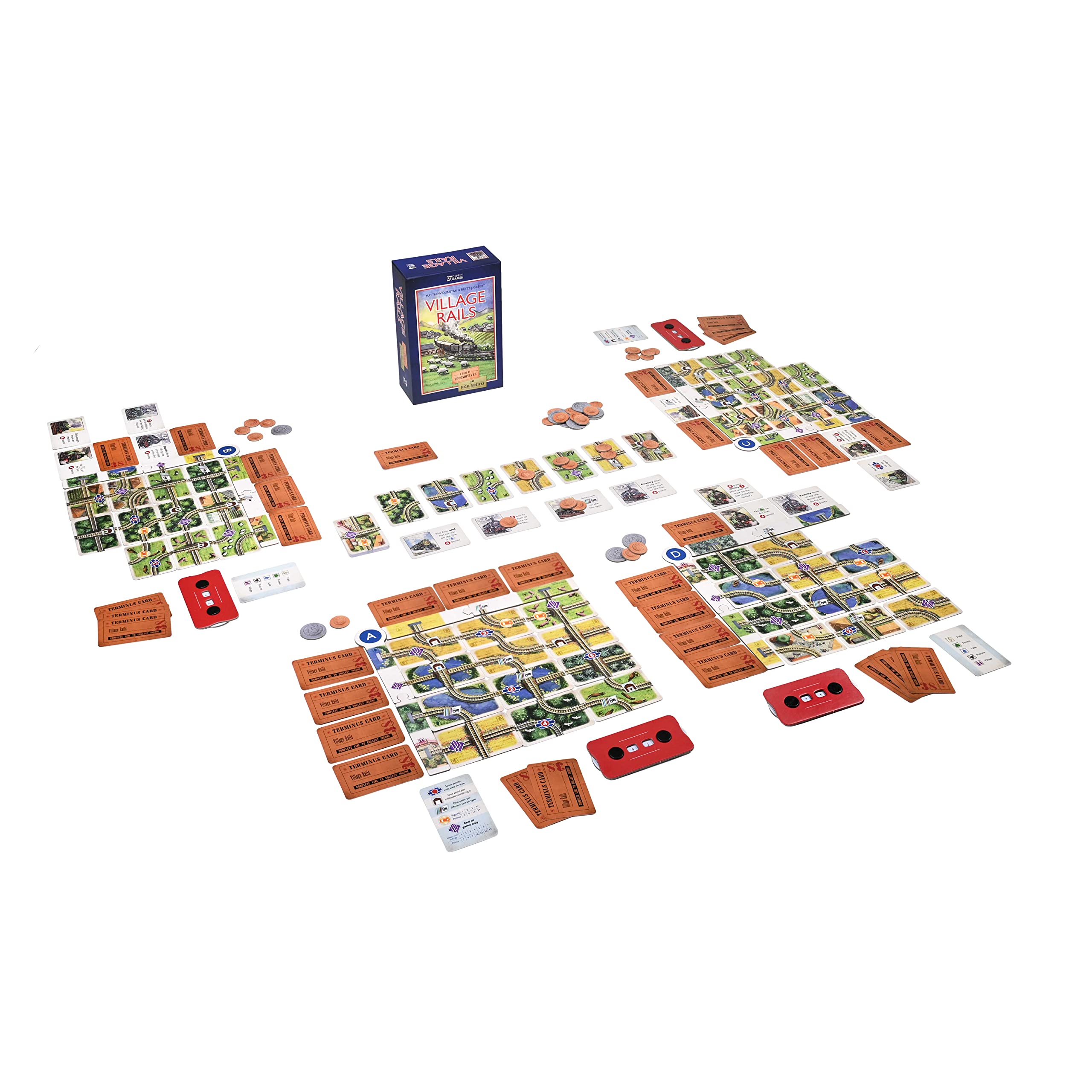 Osprey Games Village Rails Card Game