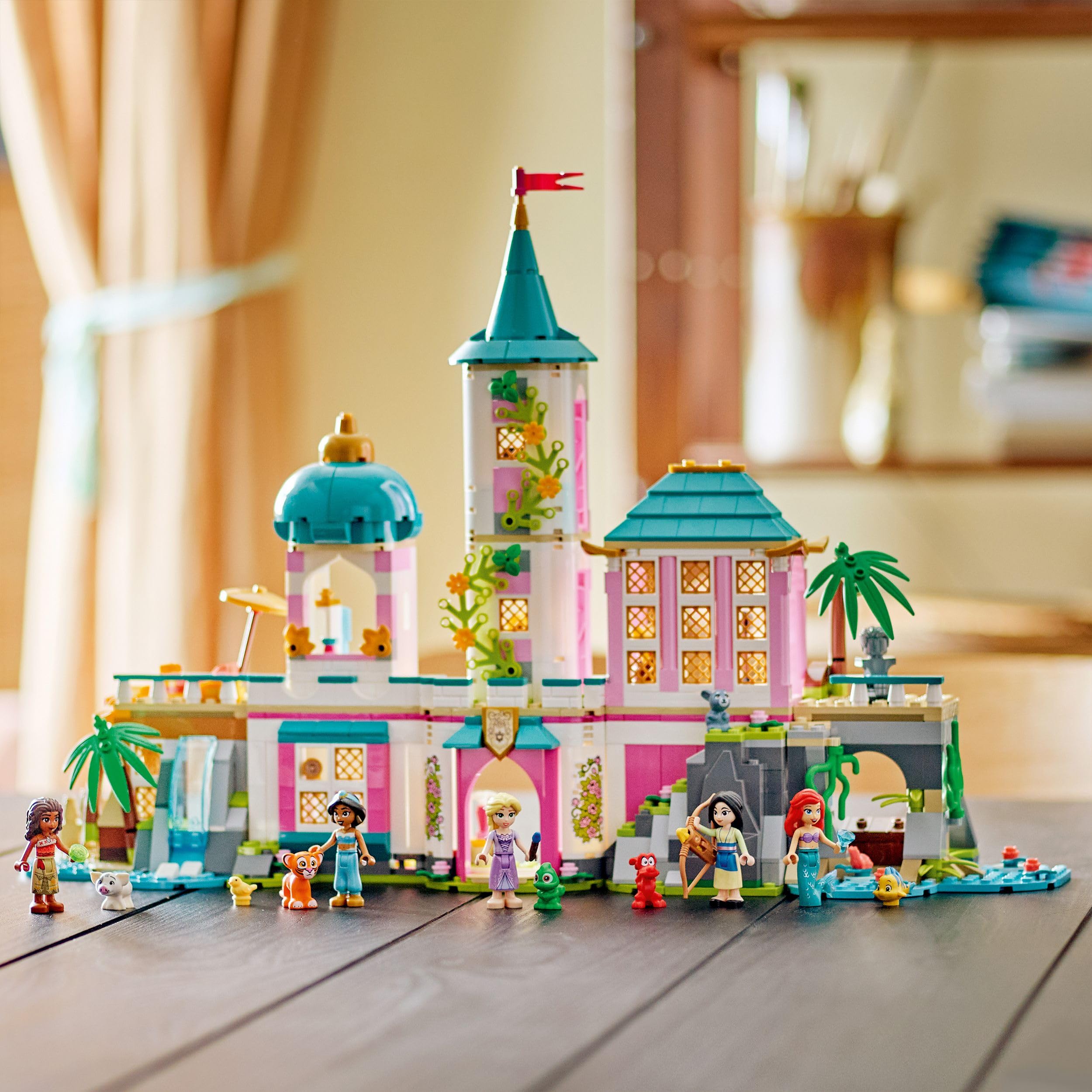 LEGO ǀ Disney Princess Castle & Royal Pets - Modular Building Playset for Ages 6+