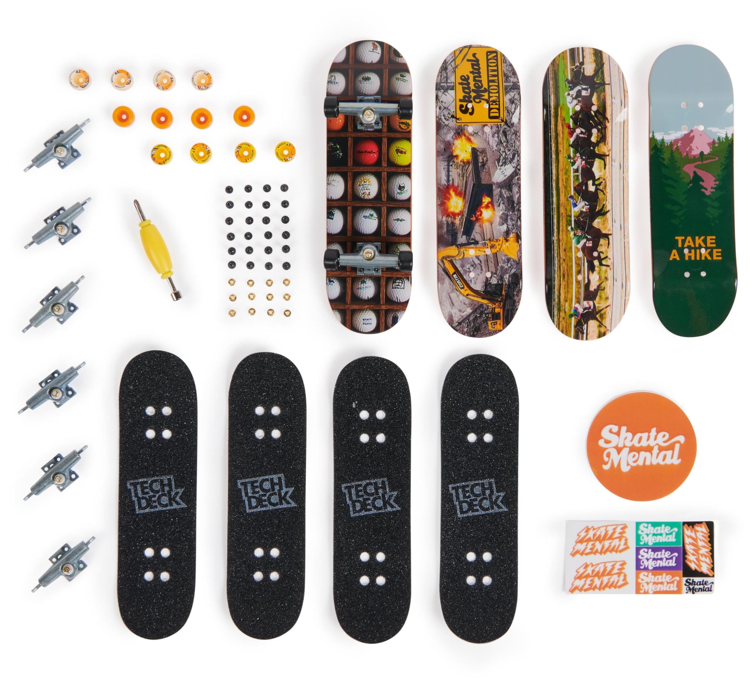 Tech Deck 96mm Fingerboards - Ultra DLX 4-Pack with Authentic Skate Graphics 9