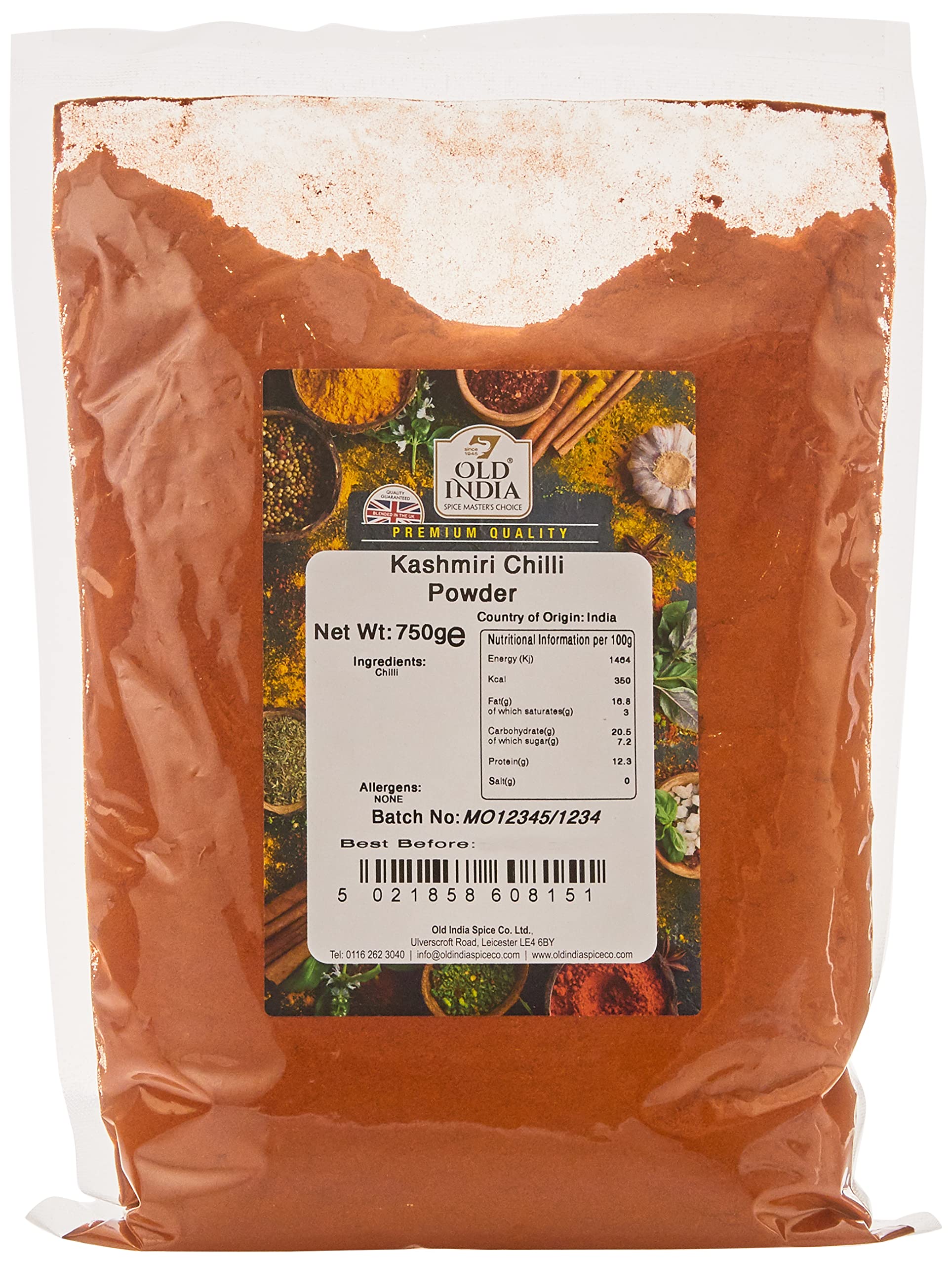 Old India Kashmiri Chilli Powder 750g