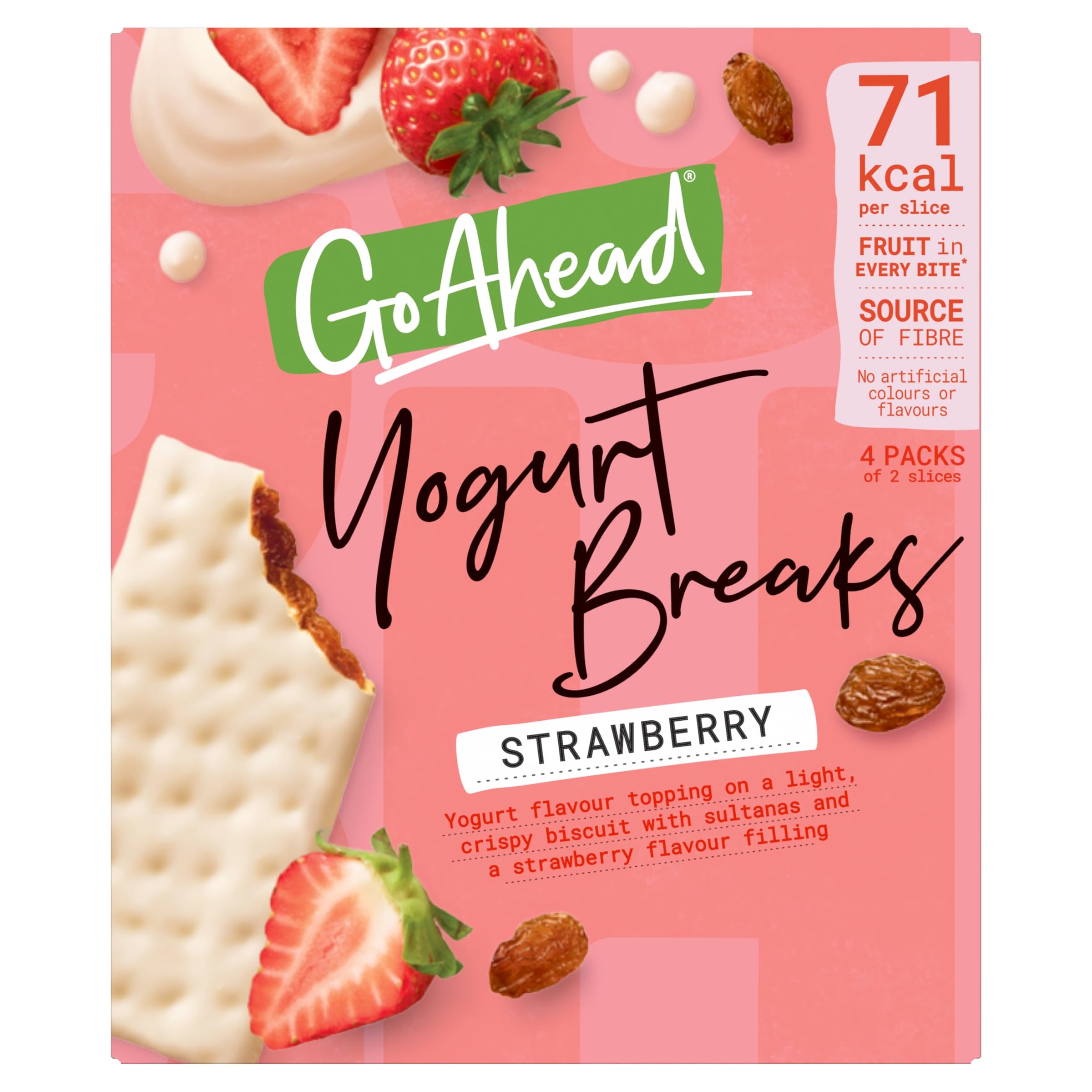 Go Ahead Strawberry Yogurt Breaks, 4 Bars, 142 g 5