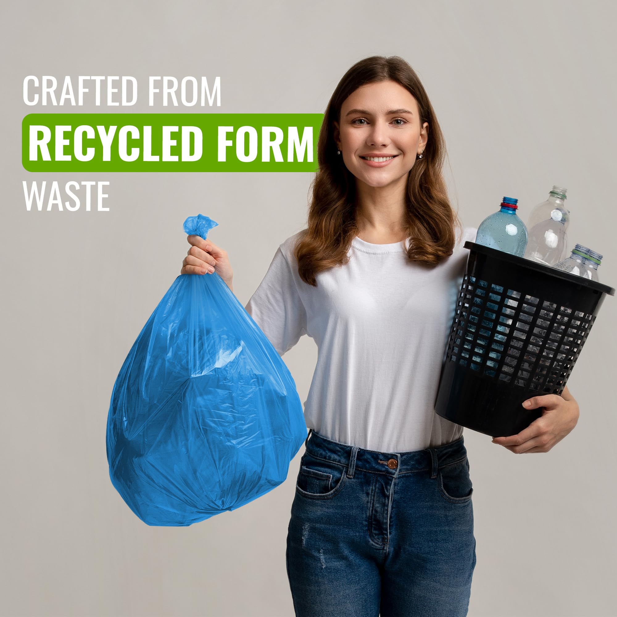 EcoBag 20 Super Strong Heavy Duty Rubble Sacks 40L - Blue (ECO20RB) 10