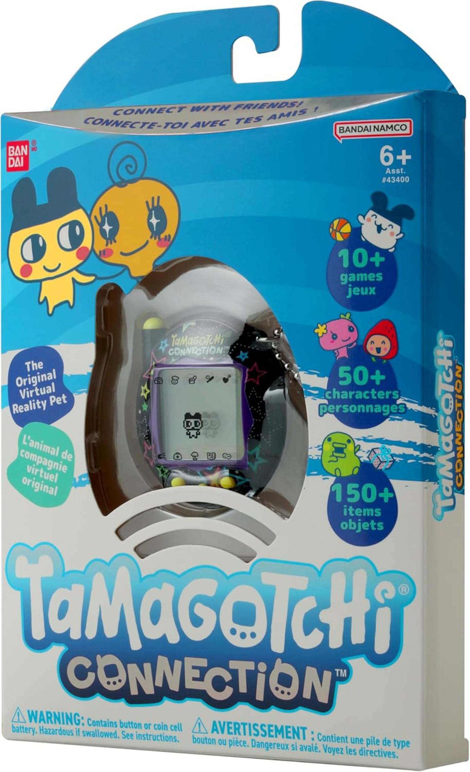 Tamagotchi Connection Digital Pet - Infra-Red Connection & 6 Mini Games for Kids 8+ 4