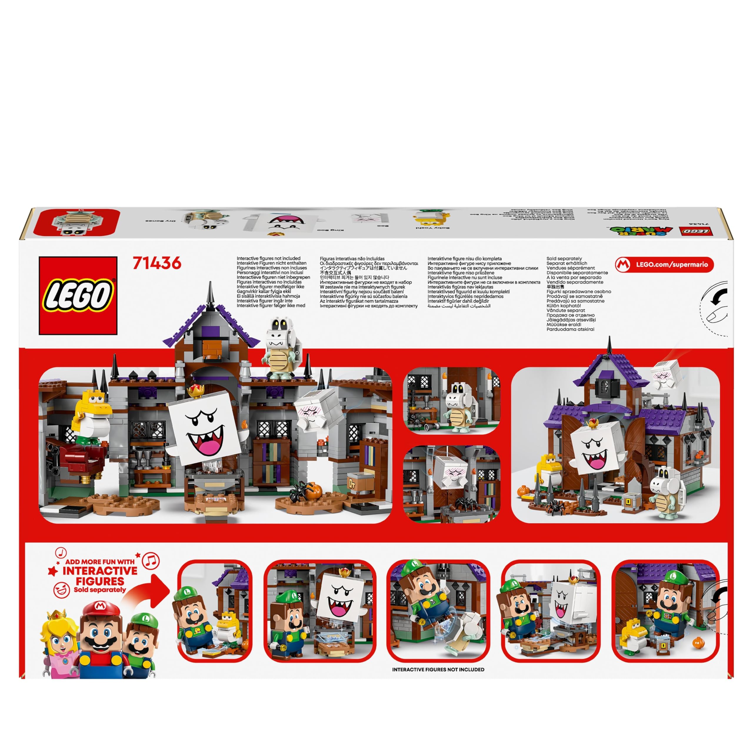 LEGO Super Mario King Boo’s Haunted Mansion Playset - Building Toy for Kids 8+ 4