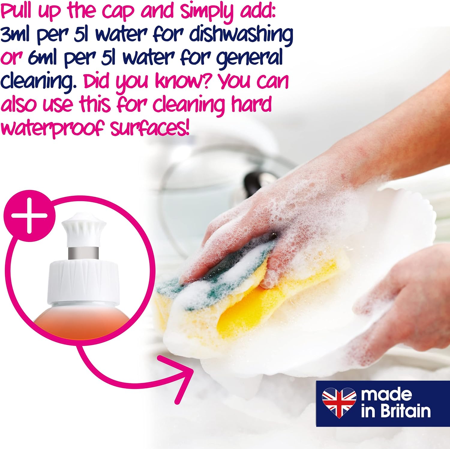 Ecozone Orange Blossom & Coconut Washing Up Liquid - 500ml 5