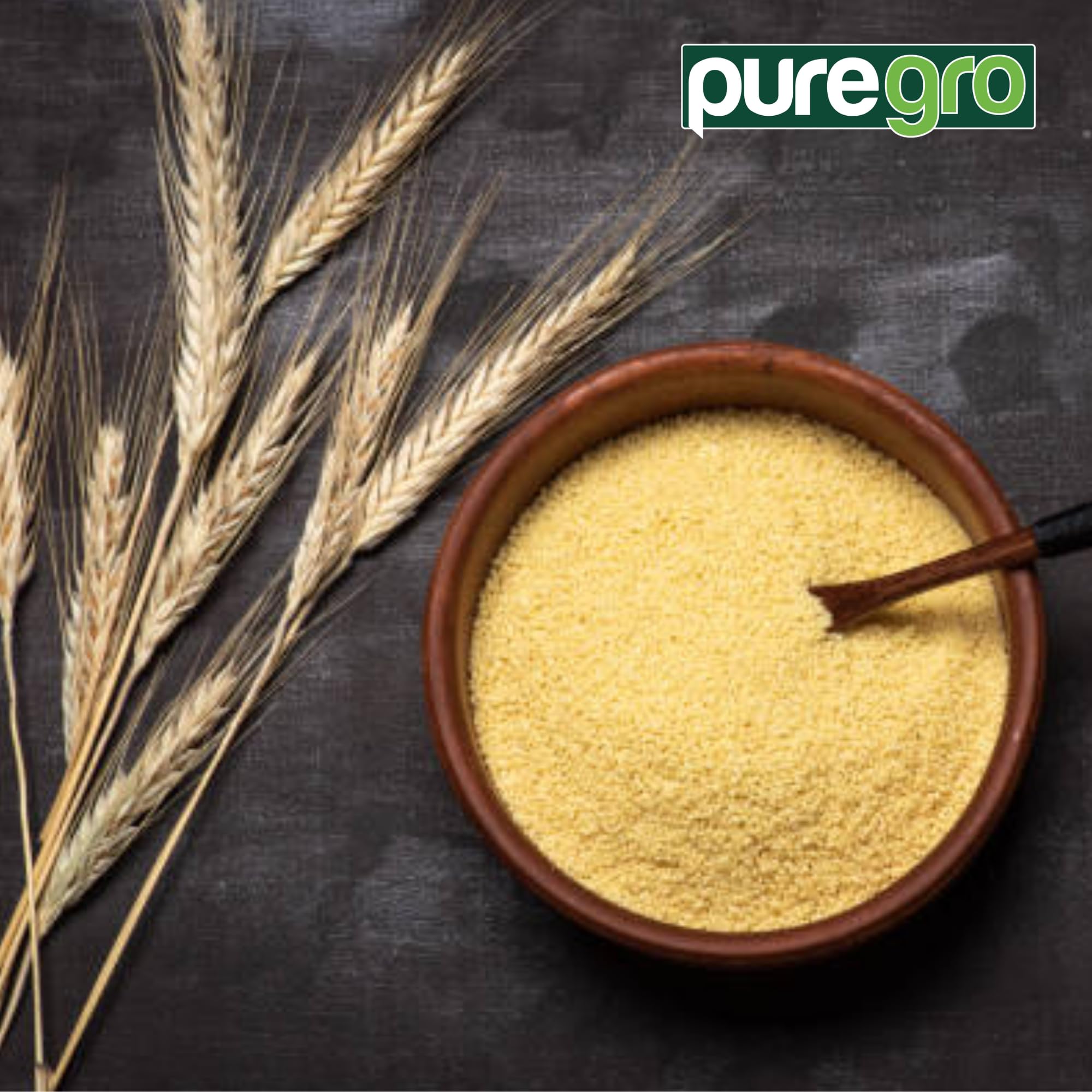 Puregro - Semolina Coarse 500g | 100% Natural Durum Wheat Semolina 5