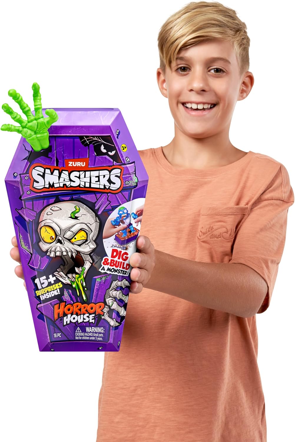 Smashers Horror House (Slasher) by ZURU - Interactive Collectible Playset for Kids 5
